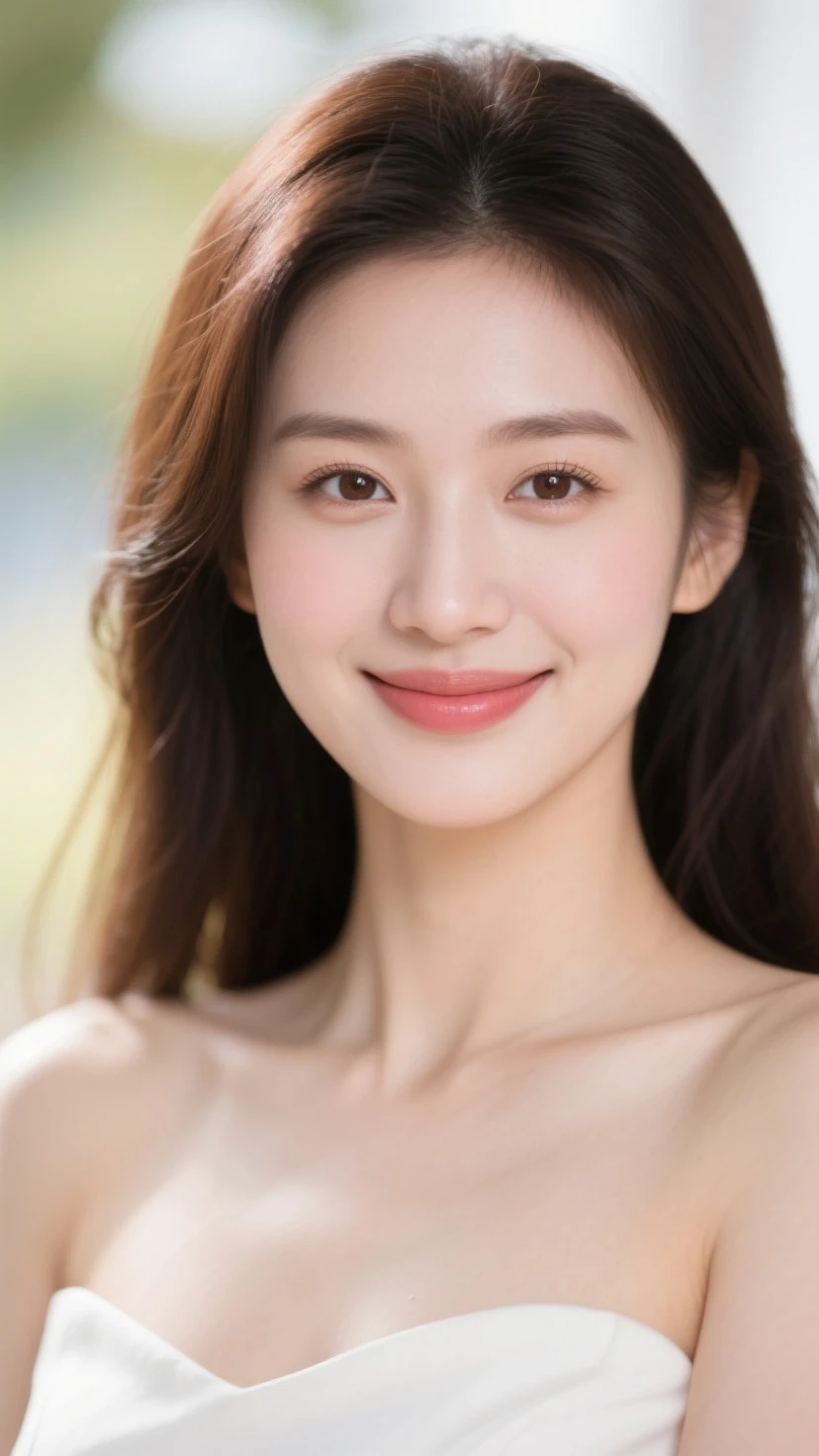 (Photo taken by Canon EOS R6, 85 mm, 1/1250, F/2.0, ISO 400)、extra detailed body、extra detailed face、best qualtiy:1.2)、femele、looking at the viewers、(Random background:1.4)、full bodyesbian、Precise proportions、(Japan Person Model)、18 year old girl、Slim model、Hairstyle is random、Super Big Smile、long legged、small ass、鎖骨、abdominals、Double weave、A Japanese Lady、beautiful and delicate face、fair white skin、authentic skin、(A detailed face)、Well-formed round face、pores、超A high resolution、 8K、parameters Best quality、masterpiece、(realisitic:2.0)、detaileds、Skin Details、Hairstyle is random、beautidful eyes、An Asian girl、Slimed、Beautiful fece、Studio Lighting、(((light pink nipples)))、bare shoulders、oval-face、二重まぶた、Central eye、独奏、((pale pink areola,,))、delicate and sexy(鎖骨:1.3)、(masterpiece:1.4)、(top-quality:1.4)、natural(Perfect breasts with good shape:1.25)、shiny lip、(SFW)、(One nipple on one breast)、((huge tit))、((small areolas))、((an ultra-Small Face))、((pubick hair))、(Model posture is random)、Camera angles are random