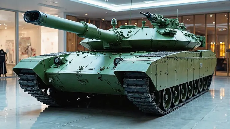 (masterpiece, best quality:1.2), ultra-detailed, (camouflage:1.5) ArmyTank, (realistic:1.5), <lora:EdobArmyTanks_v1.0:0.8>