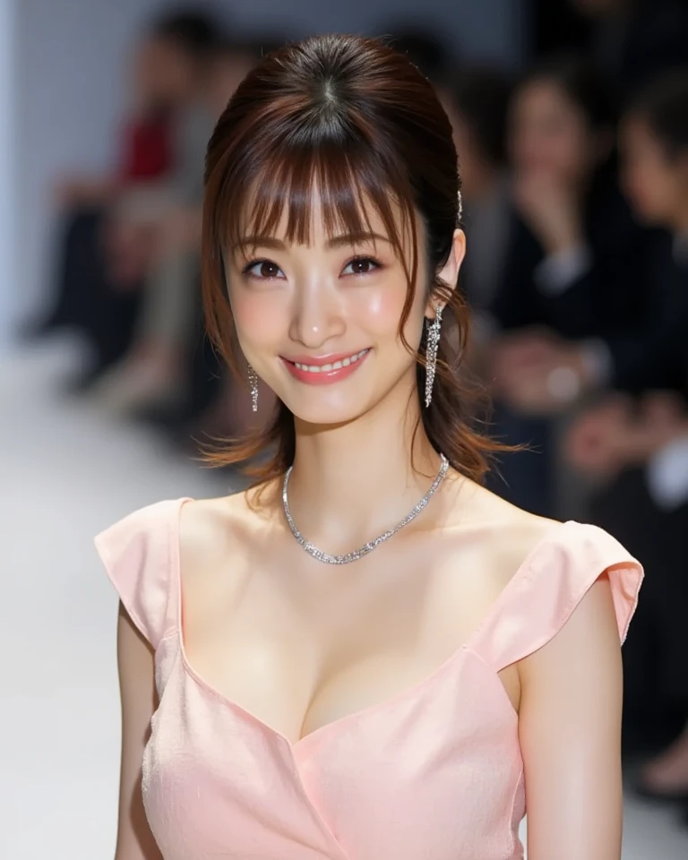 A live-action photo of an extremely beautiful Japanese high school girl race queen who highlights her large breasts and beautiful legs.、Wearing a branded long cabaret dress at a photo studio, a promotional photo for compensated dating was taken、She is an eternal idol who combines a clean look with modern charm.。 She creates such beauty。 She feels her own warmth。 She creates a warm atmosphere。 We create beauty。 That's what I want to say。 In her full body photo、The figure features porcelain-like skin and golden hair that radiates a soft glow.。 This is probably、It captured the essence of her timeless charm.、This is the best shot ever.。 Each straight line and curve is carefully expressed.、Breathtakingly beautiful with impeccable detail。 This piece perfectly captures her timeless beauty.。 Divine Proportions、Sharp focus、Full-body photo taken by Kishin Shinoyama、high quality、High resolution、Detailed Background