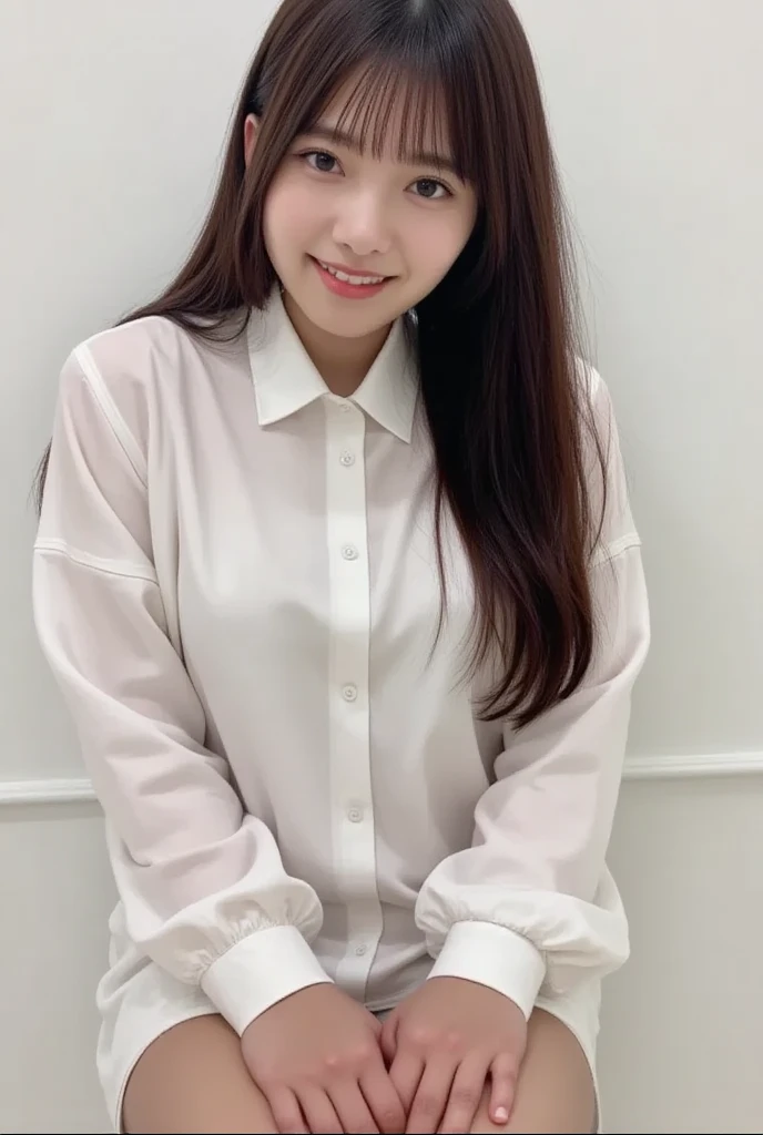 Taiwanese tiny young girl smile look at camera,office,(black pantyhose,white Long BFShirt:1.2),(very long hair,,bangs:1.2).
(RAW photo, best quality), (realistic, photo-realistic:1.3), best quality ,masterpiece, an extremely delicate and beautiful, extremely detailed, Amazing, finely detail, masterpiece,best quality, extremely detailed CG unity 8k wallpaper,huge filesize , ultra-detailed, highres, extremely detailed ,<lora:InstantPhotoX3:0.5> <lora::0.2>, 8k uhd, dslr, soft lighting, high quality, film grain, Fujifilm XT3,
