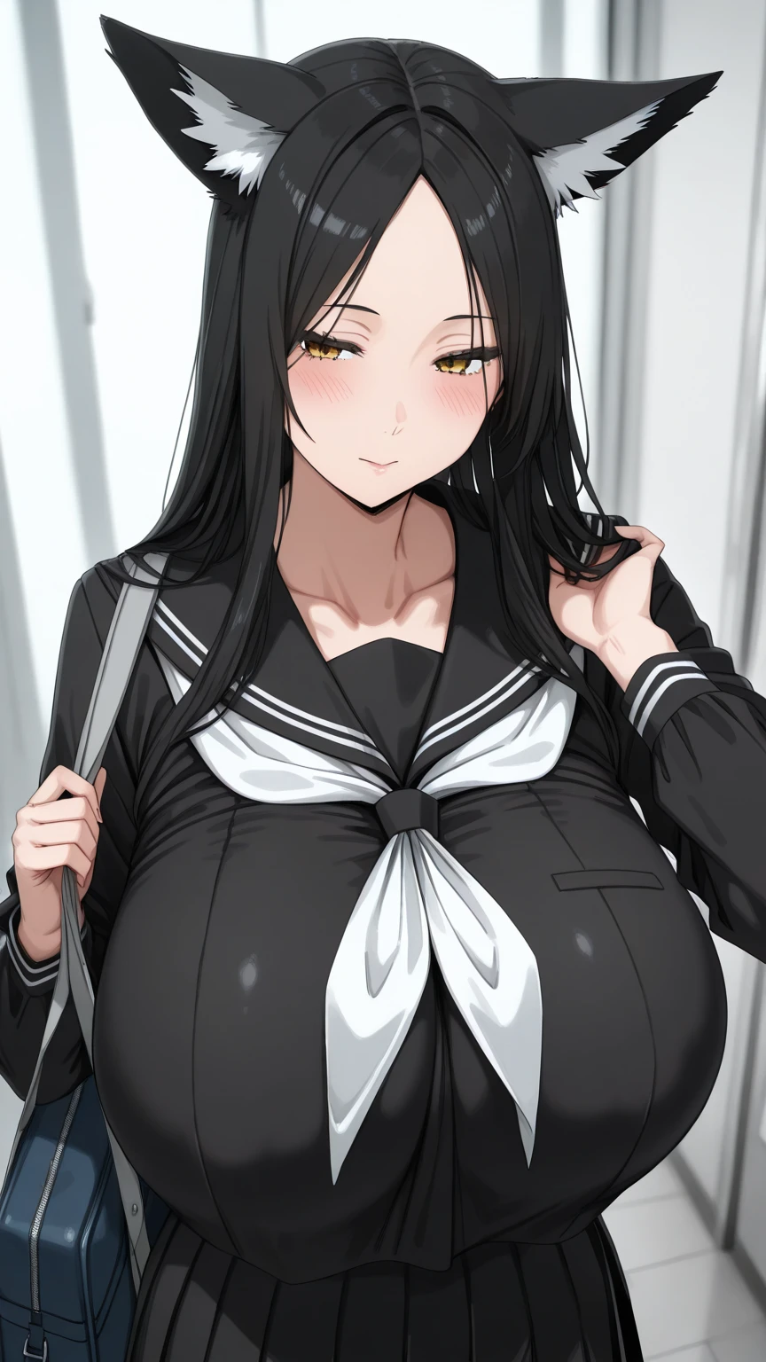 Granny, mature women, realistic skin,perfect ,black hair, long hair, (hair over one eye:1.4), messy hair, hair between eyes, Sexy pajama, chubby,plump,fat,dense pubic hair, extreme pubic hair, Sexy lips, pucker lips,cute shy blush on