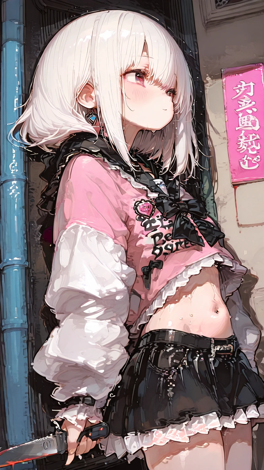 (masterpiece, best quality, sharp focus:1.25), (((cowboy shot, atmospheric perspective))), (1boy, femboy, androgynous, flat chest:1.3), (multicolored hair, gradient hair, two-tone hair, white hair, silver hair, light pink hair:1.3), (((two white pink oni horns))), (pointed ears, pointy ears:1.2), (slanted, pink purple sparkling eyes, long white eyelashes, lips:1.1), (earrings, pastel choker:1.1), (tucked flared Lace see-through blouse, midriff, light pink open cropped jacket, panty straps, white shorts, thigh strap:1.2), ((platform boots)), (scenery, garden, pastel lily of the valley, glitter, hearts:1.25) add_detail:0.5, add_detail:1, add_detail:1, add_detail:0, add_detail:2, InkAnime, RETRO ART STYLE, NEON_POP ART STYLE, ART STYLE, kahuka1, COLORFULMIX, MULTICOLORED HAIR, WAVY HAIR, (Korean webtoon girl, big eyes, ombre lipstick, cute face, oval face), mksks, ((Kawaii, pretty, anime, pastel)), (Pastel color, detailed hair, soft colors:1.22), pastel colors, kawaii, cute, colorful, colored eyelashes, white eyelashes, oni horns, oni_horns, anime_oni_horns, oni horns, oni_horns, anime_oni_horns, colored eyelashes, white eyelashes, pastel colors, kawaii, cute, colorful