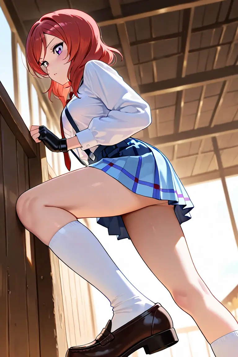 nswf,((masterpiece, highest quality, High resolution, 超High resolution, pixel perfect, Depth of written boundary, 4k, RTX, human development report))), 1 girl, single, alone, beauty、see the whole body、 ((long hair, short riuhai, reddish brown hair)), ((blue eyes, beautiful eyelashes, realistic eyes)), ((detailed face, blush:1.2)), ((smooth texture:0.75, lively质感:0.65, lively:1.1, Anime CG style)), medium breasts, perfect body,  smile, attractive way to sit, Brewing tea in a teapot, (The wind blows my hair，bare shoulders、expose her breasts、black tights) , It snows heavily at night、(((show panties:1.3)))、((((M字spread your legs:1.4))))
、first class, masterpiece, High resolution, (Full body diagram from head to toe), front, frontやや下からの構図, symmetry, 18 year old tall girl, alone, (whole body from head to toe),  Unkempt brown hair, bangs, ((black tights)),( (black pantyhose)),(Luxury green lingerie), (spread your legs立つ), (one leg standing pose), (Composition showing panties), (her legs spread、I can see your panties.), (I was made to stand on one leg with my legs apart...), ((((spread your legs)))), thin legs, A very beautiful and tall 18 year old girl, (not wearing shoes), blush, shy big eyes, looking at camera, (((blazer uniform, plaid pleated skirt)))、please stand facing me、((Vulgarity)), hand between legs,knee length socks、Lighted up from the front