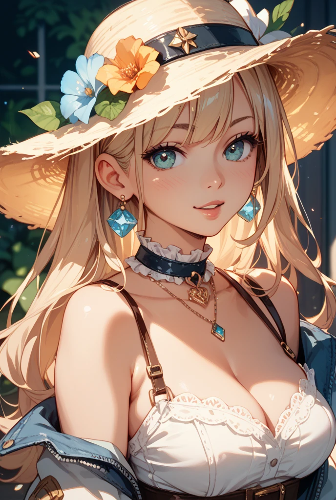 a blond、The long-haired、sorcerer、Black dress、Black tricorn hat、japanes、cute little、爆乳、Marisa Drizzle \(Cosplay\)、