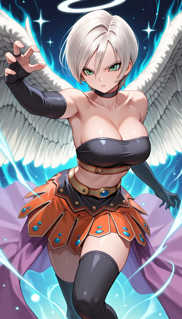 Mini morrigan aensland, (morrigan aensland), 独奏, ray tracing, 3D style, 3DMM, ((oses per photo)), ((oses au cada foto)), fully body,(Front view),(Costas Issue), (Emist on the left), show flat belly, (((oses per photo))),(very big breastsperfect ass, perfect and symmetrical eyes, (perfect handuturistic sword in hand)), ((short hair)),skin fair, luauas detalhadas, White thigh-high tights with trim, auestido aberto au "au", Waist slender, big legs, low water, Show legs to the top of the waist, (broken fabric falling over the legs),((open top)),ultra realistic skin, realistic human eyes,((ultra realistic skin)), open front blouse,(very big tits),(bare shoulders),pantyhose with large weaves, big legss,(((Waist slender e Coxão))),((big, uncovered hips)),((Coxão)),(((super sample waist))),(((show a lot of waist and hips)))