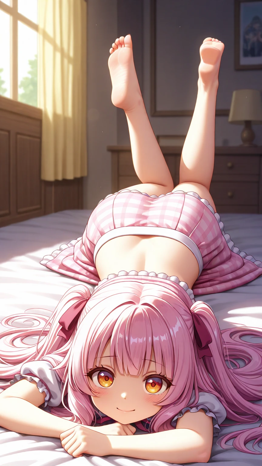 (8K、masterpiece、Highly detailed background、high resolution)、(Mitsuri Kanroji)、Cleavage、(The whole body is wet with a thick white liquid.、White thick liquid splashing、On the bed、yukata、Point your ass to the camera、Random Sexy Poses、On all fours、Open your mouth、underwear)、((NSFW))