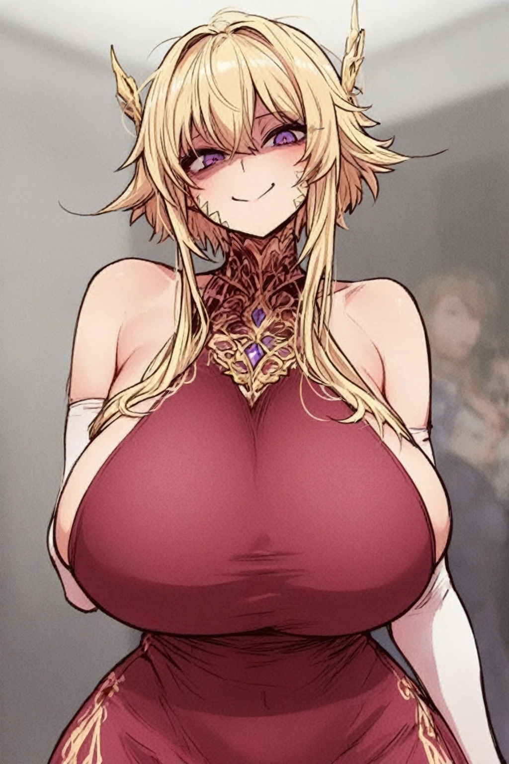 Being fondled by a group of black people,1 girl,Super delicate skin,Radiant Skin,Moist oily skin, devil smile,Huge Chest,Chest,,Show your thighs,Vibrant colors,masterpiece,best quality,Extremely detailed,high resolution,Nightclub,Look at the audience,12 years old,((masterpiece、best quality、Very detailed)、((A girl))、blond,Dark skinned hottie,Tattoo,Gold ring belt,Maid,Short skirt,Wearing a gold necklace on her head,Reverse Bunny Girl,Cover your mouth with gauze、Pink Eyes、((There are many piercings))、((Big Chest))、Cowboy shooting、Shooting from above、Purple light strip,((best quality)), ((masterpiece)), (detailed), (character focus、Chest Focus,whole body), Thick Legs,Long hair,curls,Thick thighs,Huge breasts,Half Chest Exposed,Fascinating three-dimensional,Fascinating three-dimensional,Fascinating three-dimensional,Whole body soaked,Shortness of breath,Bright Pink