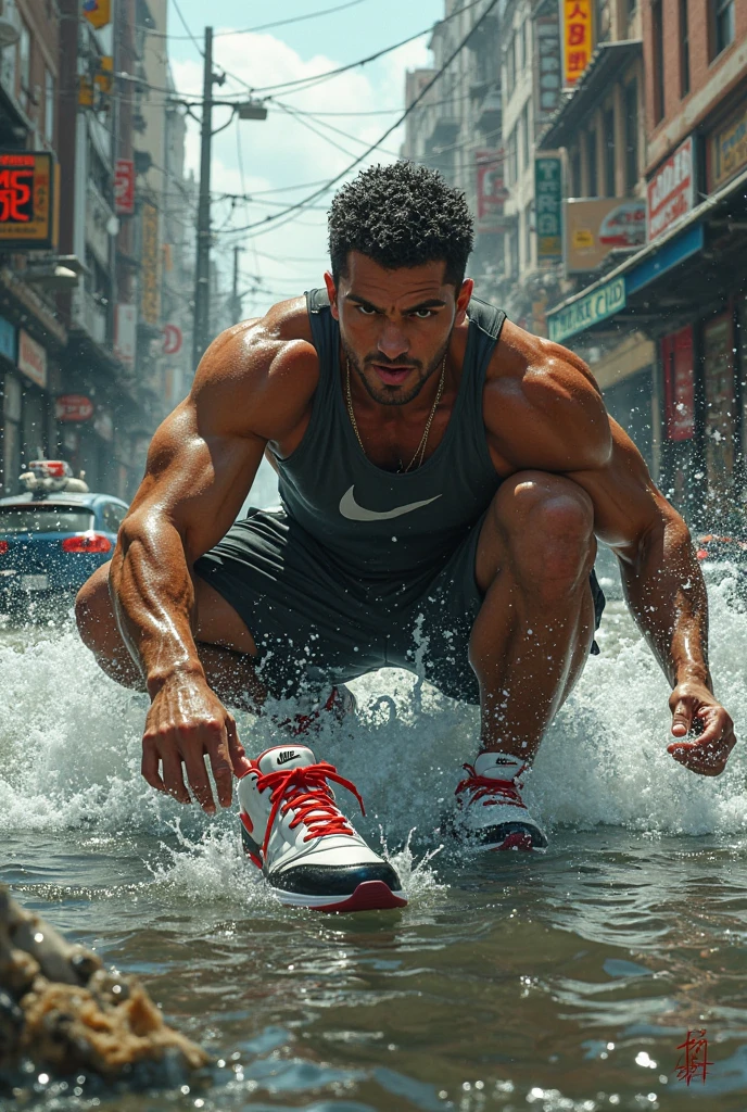 Ronaldo's pee creating a massive flood 