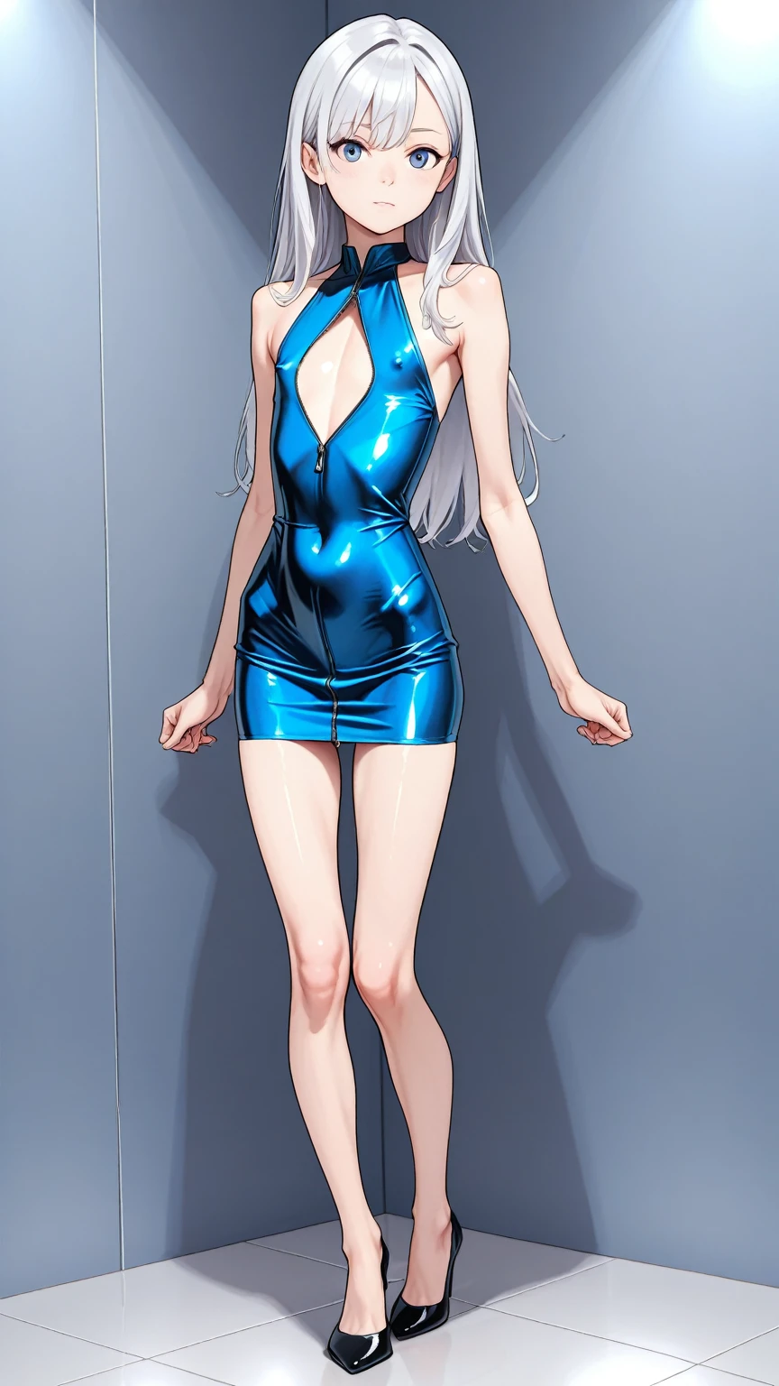 (masterpiece:1.1), (best quality:1.1), 1girl, Real light and shadow, anime face, 4k, 8k, wallpaper,epic, detail texture, Paya, elf ears, pointy ears, White hair, (blue eyes:1.5), ((((white hair:1.35, long hair)))),intricate eyes,beautiful detailed eyes, (symmetrical eyes,big eyes:1.5,(((lustrous skin:1.5,bright skin: 1.5,skin tanned,shiny skin,very shiny skin,shiny body,plastic glitter skin,exaggerated shiny skin,illuminated skin))),(detailed body,(detailed face)), cute, erotic,daring, jersey, number zero, basketball uniform, blue shorts, orange trim, shirt tucked in, from behind, tired, parted lips, looking at viewer, room, wooden wall, wooden floor, (Beautiful, small Breasts:1.2), natural breasts, best quality, masterpiece, very aesthetic, dress, jewelry, flower, wedding dress, veil, necklace, elbow gloves, smile, looking at viewer, (dynamic pose:1.0),happy,smile,(centered,scale to fit dimensions,Rule of thirds), highres,sharp focus,(ultra detailed,extremely detailed),(photorealistic artwork:1.37),(extremely detailed CG unity 8k wallpaper),(((vibrant colors,vibrant theme))),(intricate),(masterpiece),(best quality),