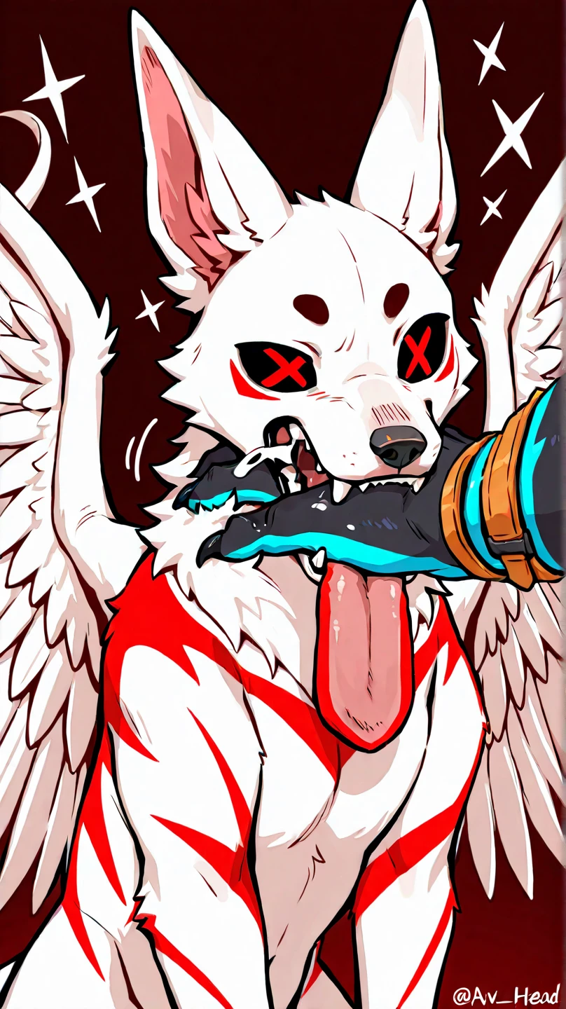 score_9, score_8_up, score_7_up, score_6_up,detailed, hi_res, amazing_background, colorful, ultra detailed, high quality, score_9, score_8_up, score_7_up, score_6_up, source_anime, score_furry, furry, BREAK, Husk(hh), Husker(hh), Husky(hh), black sclera, yellow eyes, tail, wings, animal ears, paw print, paws, no humans, furry male, Poker themed heart ear detail, animal hands, cat ears, anthro, yellow paw pads, pink tongue, 4 toes, white pattern, clothing, clothed, suspenders, traditional red bowtie, no shirt, pants, trousers, long trousers, (( pov ,penis, balls, licking penis, cum, cum on face, penis on face, blush:1.3 )), (((horse penis))) (( outdoors, park ))


