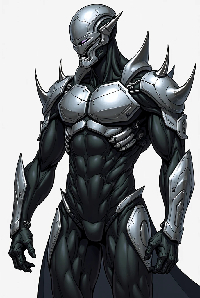 (draconic alien biomechanical succubus with carnage & witchblade physique:1.5), (megan fox as a muscular alien draconic biomechanical demonic woman with flayed skin, gigantic horns, & necrotic metallic muscle:1.5), (witchblade muscular anatomy:1.25), (perfect fingers:1.25), ((wide shoulders & upper body:1.25)), (very skinny legs:1), (huge muscular arms:1.25), (ten pack abs:1.25), (full body view:1.25), choker, detailed eyes, (looking at viewer), (smile:1.25), (blank dark background:1.25), in the art style of H.P. Giger, (beautiful girl face:1.25)