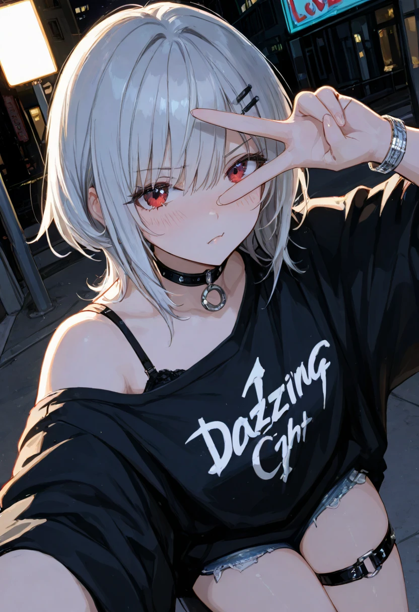 Maximum quality、Qualidade de imagem superior、obra-prima、garota morena gyaru com((18 anoelhor busto、medium bust、Busto 85,lindos olhos azuis、Seios bem abertos,Camiseta preta de manga curta、Branco transparente、saia curta preta transparente、Rabo de cavalo com cabelo preto、rosto sorridente、Lindos brincos azuis、Emphasis on the buttocks、Um esguio、Altura 175cm,vista posterior、inclinando-se para frente、Malha de cabelo azul))alta qualidade、Linda arte、Plano de fundo com((red and blue lighting、Night Amusement Park、In front of the ferris wheel)),mesa、Projeto elaborado、arte visual、profundidade de campos、The best lighting、mais detalhado、8k, hd, 4k,