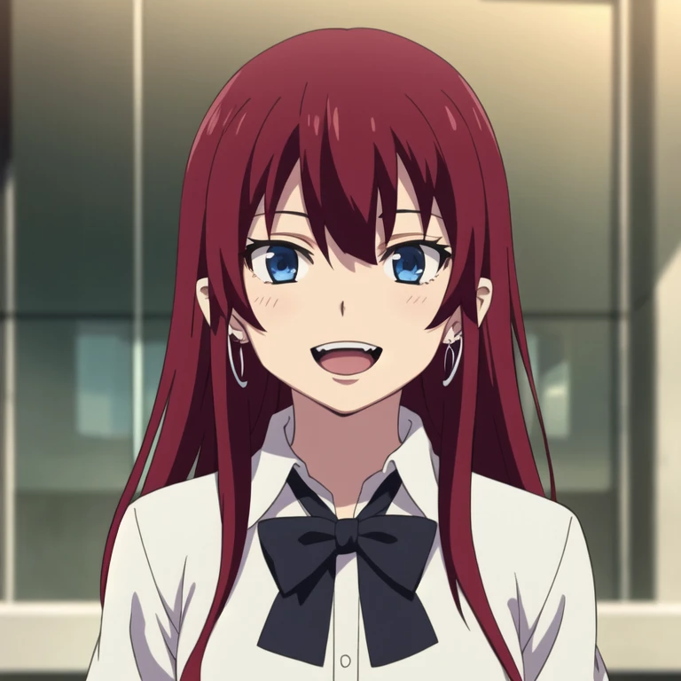 score_9, score_8_up, score_7_up, BREAK source_anime,best quality, masterpiece,anime screencap,source_anime,(ai-generated:0.8),
best quality, wery aesthetic,absurdres,
otmn,1girl,solo,
pwk hair,
large ,
smile,happy,w,
white shirt,,short sleewes, red colored pleated skirt, green colored bowtie, white thighhighs,
spoken heart,
standwg,wawwg,
w school, - Fully visible、Stripes々
、Without skirt、In