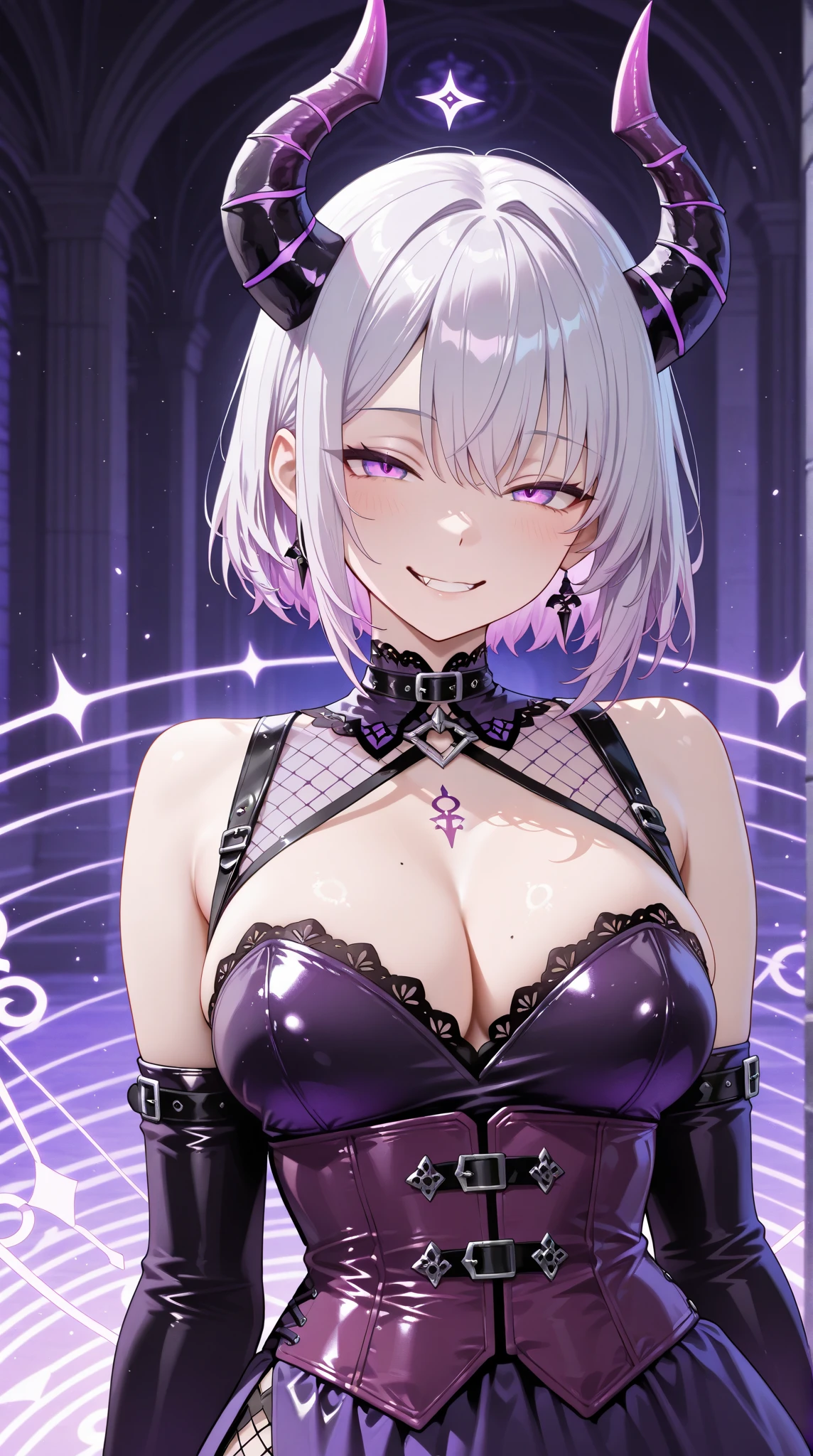 1990s style, dark fantasy anime illustration of a (mature MILF BIMBO Dark Elf with grey skin and short white hair), (UPPER BODY) perfect face, wearing tight leather stealth armor, stalking her victim at DAYLIGHT, ambient light, dark and moody, retro style, BIG KNOCKERS CLEAVAGE, lustful smirking smile red blush red cheeks, chain leash, kneeling, shackles, leather black collar slave, ((BLACK background)) hands on glass breasts on glass ass on glass window fog water drop, 5 fingers each hand, handcuffs