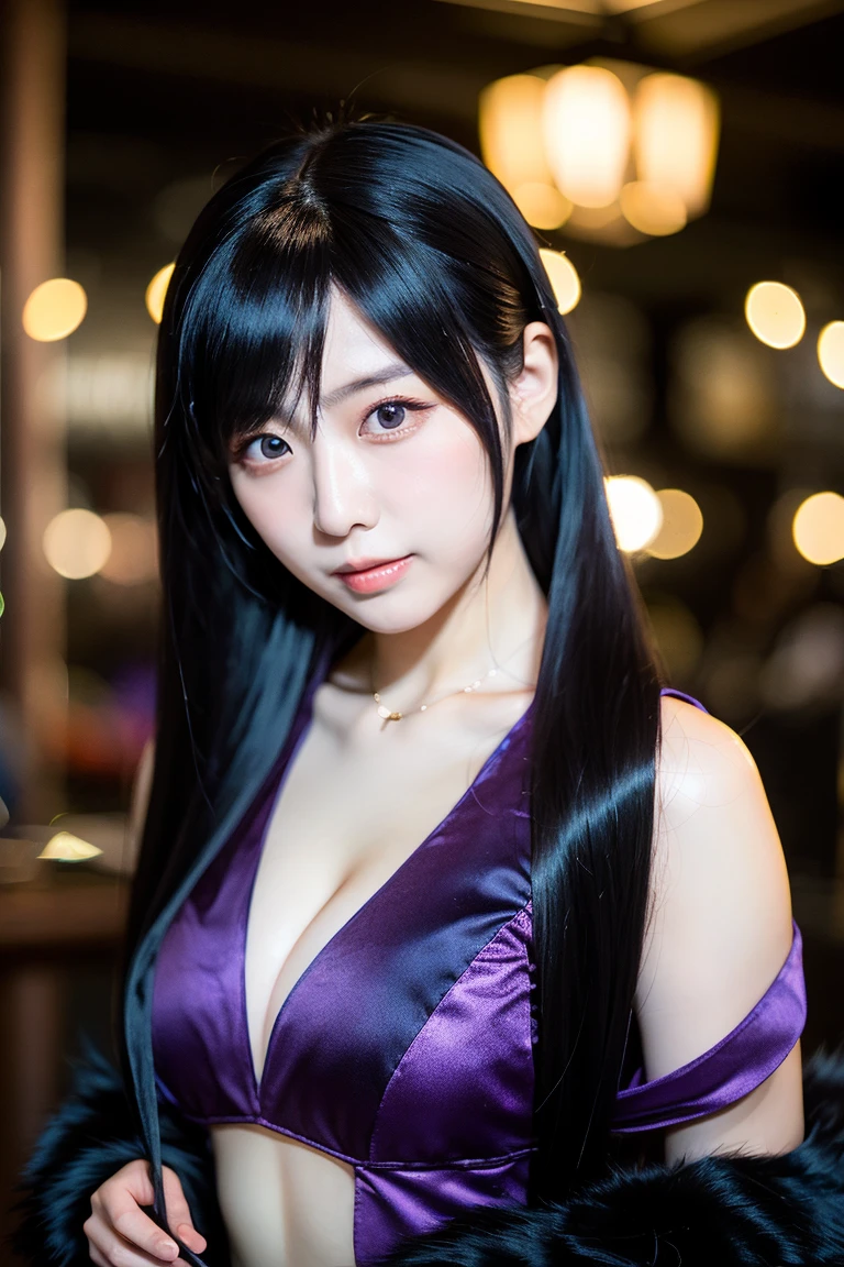 background(Black night sky,Big Moon),Close-up of a woman,Wearing a white shirt、
Purple Hair,Very long hair,very thick braids,Purple eyes,big , realistic girl rendering, 8k artistic german bokeh, Enchanting girl, Real Girl, Gurwitz, Gurwitz-style artwork, Girl Roleplay, Realistic 3D style, cgstation Popular Topics,, 8K Portrait Rendering,(truth,truth:1.4),巨big ,Sparkling eyes,Purple eyes、Captivating beauty、Attractive adult woman、Beautiful woman、Cool girl、evil female、Brainwashed、brainwashing、Fallen into evil、Grin、Evil expression、Evil smile、evil、Brown Hair、Wavy Hair、Swept-apart bangs、Heavy makeup、Heavy makeup、Sharp Eye、Hollow Eyes,Half-closed eyes、Hollow Eyes、Purple Eyeshadow、Black lipstick、Black lip gloss、Long black cheongsam、Wide sleeves、night、Spooky Fortressscape Brush、Compensate、Are standing、highest quality,4K,8k,High resolution,masterpiece:1.2),Very detailed,Realistic,photoRealistic:1.37,this creature, A terrifying fusion of a spider and a six-armed human woman, that embodies a grotesque harmony between two different forms.. The upper body retains unmistakably feminine features.., It was distorted during the merger process.. His eyes shine with wicked intelligence, There are more spiders than people. (Beautiful long hair, White skin:1.3), (Red lips)
Four more hands grow from the torso., Long and thin like a spider、There is a joint, but、that retains an eerily human-like texture.. In these arms、that has sharp-tipped fingers, Chitinous Claws, Can tear flesh easily.
The lower body is a mix of spider and human anatomy, The abdomen stretches backwards like a giant spider... Jagged spines protrude from its exoskeleton.., Each one a reminder of its unnatural origins. feet, A grotesque combination of a human thigh and a spider'Hairy feet, Combines agility and strength, Able to glide across surfaces with incredible speed and grace.
In its existence, can't help but feel a primal fear., that'It's like staring into an abyss where man