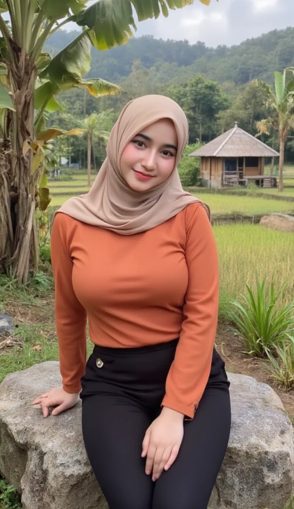  SUSPENDER,  (((HIJAB MALAY GIRL))), masutepiece, High quality, UHD 32K, Realistic face, Realistic skin feeling , A Japanese Lady, 8 years old, , Very cute and baby-like face, (((FLAT CHEST))), (MATRIX WORLD), ((look In front  at the camera and SADNESS)), (((CUTE GIRL))), ((RED LIPS)), ((CHUBBY)), (undress, BROWN, flower patterned, (Heavy Breasts)