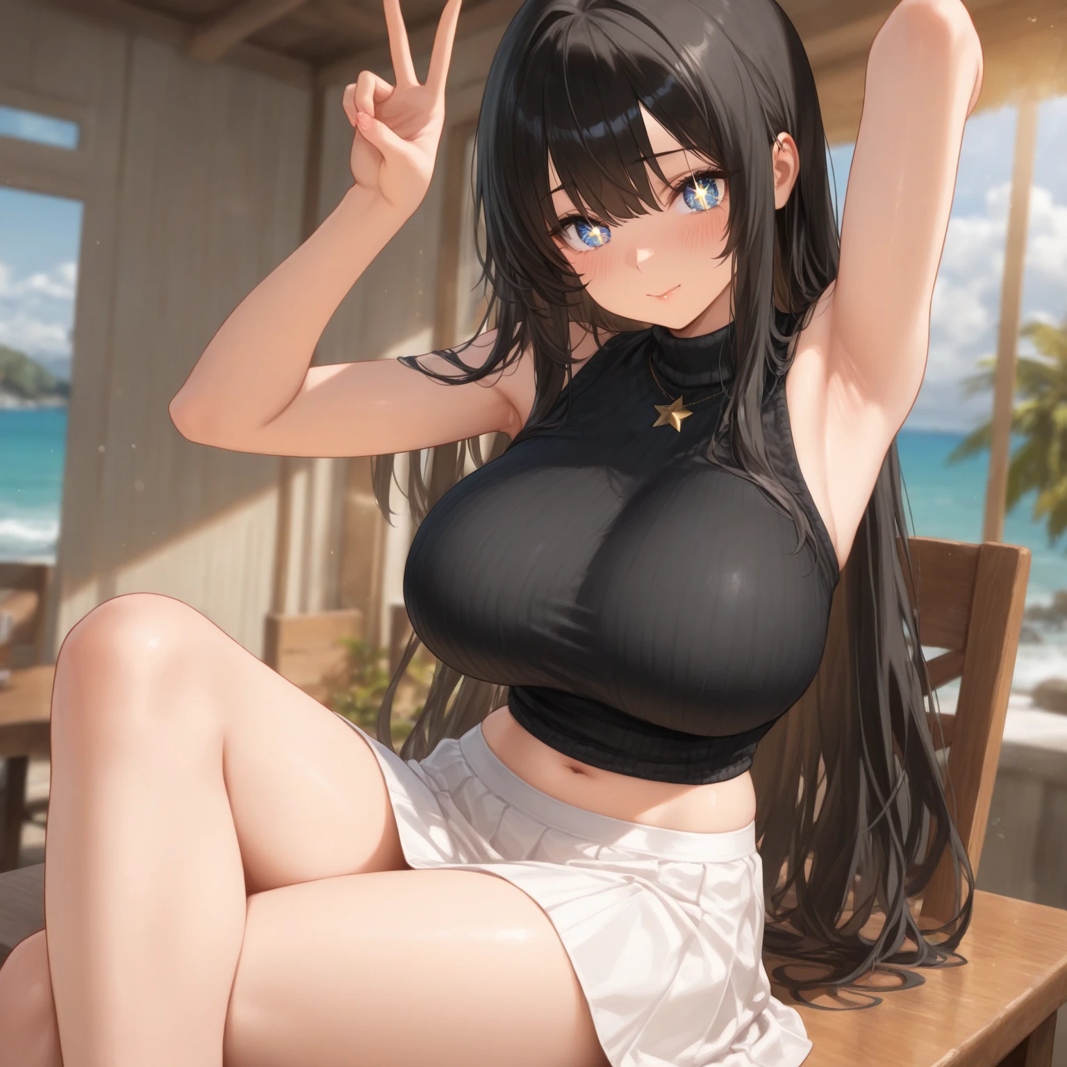 A 10 year old Japanese girl, pregnant, belly that has grown due to pregnancy, wearing a yellow micro bikini, spread both legs apart wide, enhancing breasts, big breasts, log hair, beautiful detailed face, beautiful eyes and lips, masterpiece, 8K, hyper realistic, photorealistic, vibrant colors, beautiful,Get used to it, Exquisite, extremely Get used to it, finely Get used to it, high quality, insanely Get used to it, ultra Get used to it, Ultra-high resolution, high quality, beautiful face, Wet, Obscene pose, Accentuate your cleavage:1.5,Glowing Skin, Detail Skin,It gives me goosebumps, Lewd face