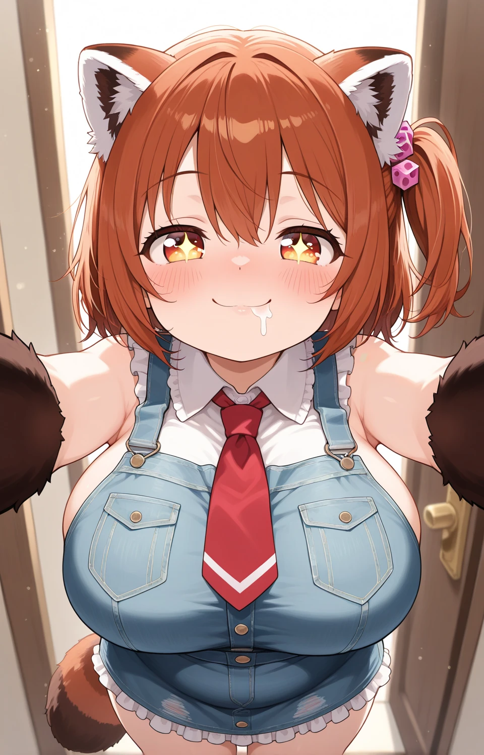 (super fine illustration:1.2),(masterpiece, 8k), (best quality, high quality:1.4), perfect ???????, hyper detailed, ultra detailed,masterpiece background,beautiful detailed background, v8k wallpaper,perfect design,award-winning art,atmospheric,


BREAK, 1 beautiful girl, (Beauty:1.5),(Chibi:0.5),(kawaii:2.0),(Cool:2.0),(17 year old girl),(Solo:1.65),BREAK, (huge-breasted:1.35), Clear skin, Beautiful skin, Shy, 1 beautiful woman,Demons,Colossal tits(Hair Bow, Red hair, Long hair, flipped hair, hair messy,Wings of an angel on the back, Demon King's horn on the head:1.2), (Red Eyes, long eyelashes, Double eyelids: 1.2), Shiny skin,de pele branca,dial,(best quality face),(Top quality glowing eyes),(Doya face,brave face:1.45),(The best smile,:D:1.45), 

BREAK, On the stage of an old bar, a very beautiful woman is sitting on a chair, playing the guitar and singing.A very beautiful woman is wearing a cowboy hat, a white t-shirt, denim shorts, and cowboy boots, with her legs crossed. ,

BREAK,wakame,wakame,wakame,(looking up,from front ,cowboy shot:1.5) ,


BREAK,(Blurry background:1.3),(absurderes, hight resolution, Super Detail Art),cel shading,Clear Color, Lonely optical effect, Beautiful pictures, Bright glow, mystic atmosphere,(Close-up of girl:1.1), Mystical light particle effect,manga influence, clean line drawings, 