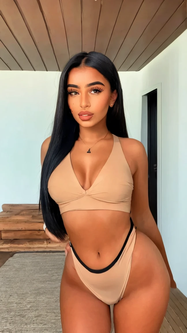 araffe woman in a black top and shorts posing for a picture, violet myers, looks like fabiula nascimento, fernanda suarez, andrea rocha, marischa becker, lorena avarez, alanis guillen, 30-year-old woman from cuba, karla ortiz, stunning woman, gorgeous lady, , cute woman, tanned skin, high detail