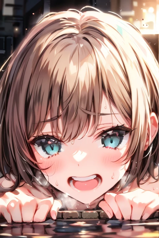 (((Browsing Caution, Close Up Facial  , Front view , From below , Movie angle))) ,(On all fours), break 1girl, Twin tails、Young Girl、、10 years old, (close your eyes),(((Embarrassing, Excited, Fascinating, In the heat, orgasm,Blushing,shortness of breath, Very humid,vapor、Man grabbing woman&#39;s breasts))) , break (((Bright pink and green hair))),(Semi-long hair tied in one piece、Add a light pink ribbon to the end.:1.3),(((Two-part bangs , middle part, Bangs parted in the middle, Side-swept bangs))), (amount:1.3), (Small breasts:1.0) ,((Sweaty skin, Dripping , girl trembling with Sexual climax, Cum in pussy, pubic hair)) ,Thin dots, feminine, Slightly muscular, Dynamic pose,((((vagina,Sex, A boy and his penis,Heterolo, Women in front and men in back , dorsal position,  Cum in pussy, pubic hair)))), break, (((White - Solid - Short Sleeve - Safari Shirt   ,Bottomless))), break, (((Midnight,On the bed))),(masterpiece), (Realistic), (Highest quality), (Super detailed), wonderful, ((A face with attention to detail)) , clavicle, High resolution , (Super detailed), Smooth, 16K, Vibrant colors,vagina,Sex,