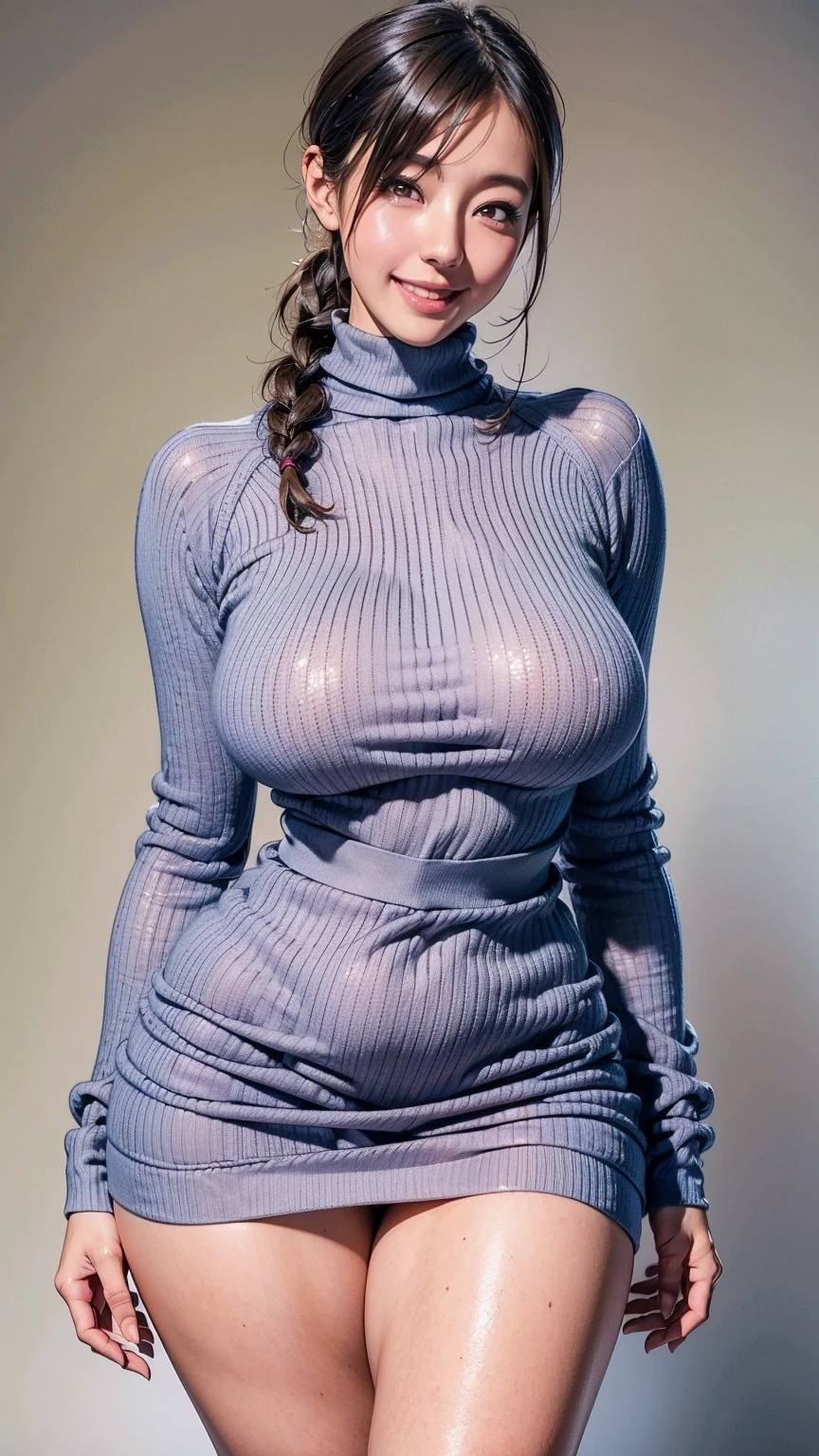 ((***proportions of 58–26–58 inches, the golden body ratio 1: 1.618 of fit toned innocent perfect feminine woman***)) having ((***big firm breasts hidden under the sweater, firm erected nipples, not showing cleavage, firm round butts, wide thighs***)) ((*** full body cladded with wearing zipped extreme super skintight plush sumptuously velour luxuriously soft ribbed extreme super skintight zipped wet full turtleneck sweater and extreme super skintight plush sumptuously velour luxuriously soft ribbed Winter Warm Thermal velvet Fleece Lined Women Leggings***)), body facing viewer, looking at viewer's eyes shot taken by Imax camera of complete woman * Ensure the image is hyper-detailed, SDXL Juggernaut_X_RunDiffusion V9 + RunDiffusionPhoto 2 model, ALLOW PERFECTION, safe content, full body covered with cloths