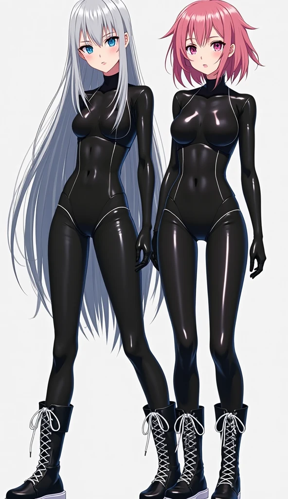 optimum,tmasterpiece,A high resolution,best qualtiy,hyper HD,super detailing,Award-Awarded,16k,独奏,(The upper part of the body),anatomy correct,beuaty girl,Ex Machina,cute face,high light,Gradient Beige Hair,Hairline,((Scarlet eyes)),long eyelasher,Hanging eye corners,White skin of the,(small boobs),(Slim body),(()),((bikesuit)),(Finger caps),(Black and white yin and yang stockings),ear studs,(neck rings),(Laser material clothing:1.2)
