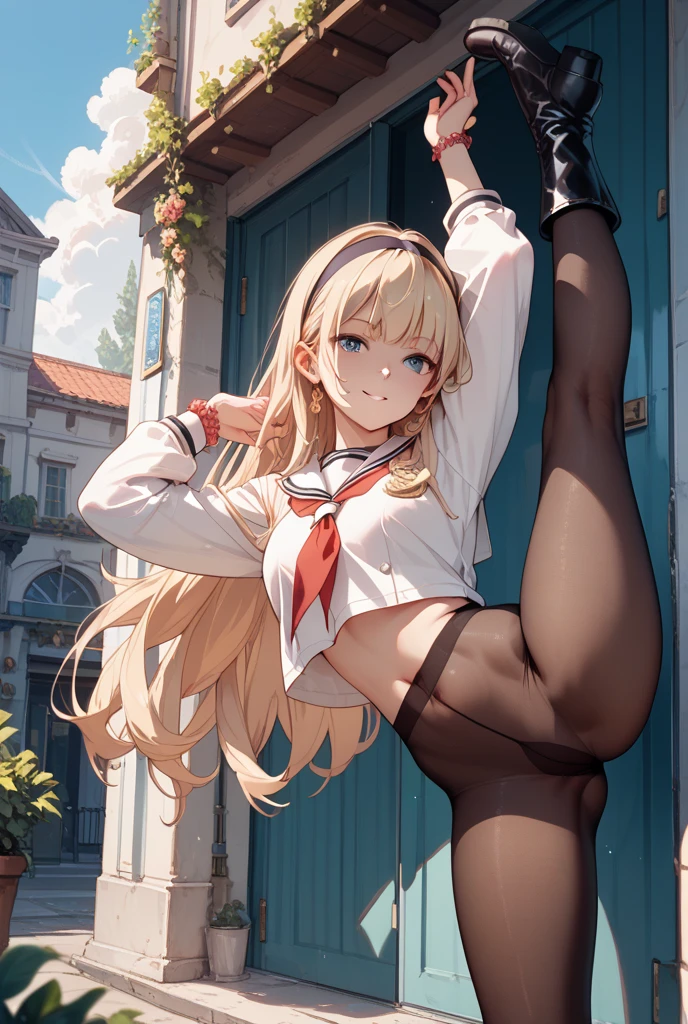 (masterpiece, highest quality:1.2), 1 girl, alone,Are standing_Split,
long hair,Bunny Girl