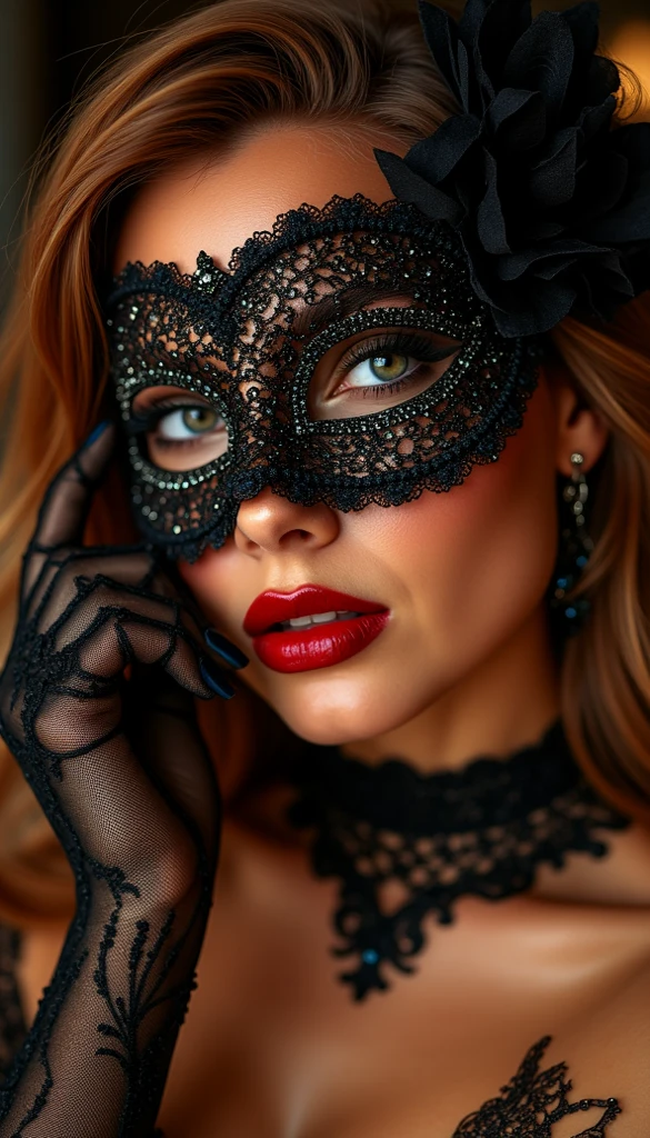 woman, носящая фтореалистичное цветное фото в черное фиолетовое кружево wearing a mask на глазах, фантастическая blindfold, fabulous, difficult узор ,Beautiful face, wearing a mask, perfect face!! difficult, a mask, !Seductive eyes and face, masquerade mask, difficult, tempting, black lace, difficult, blindfold, blindfold, Mysterious glamour, Beautiful, gothic face