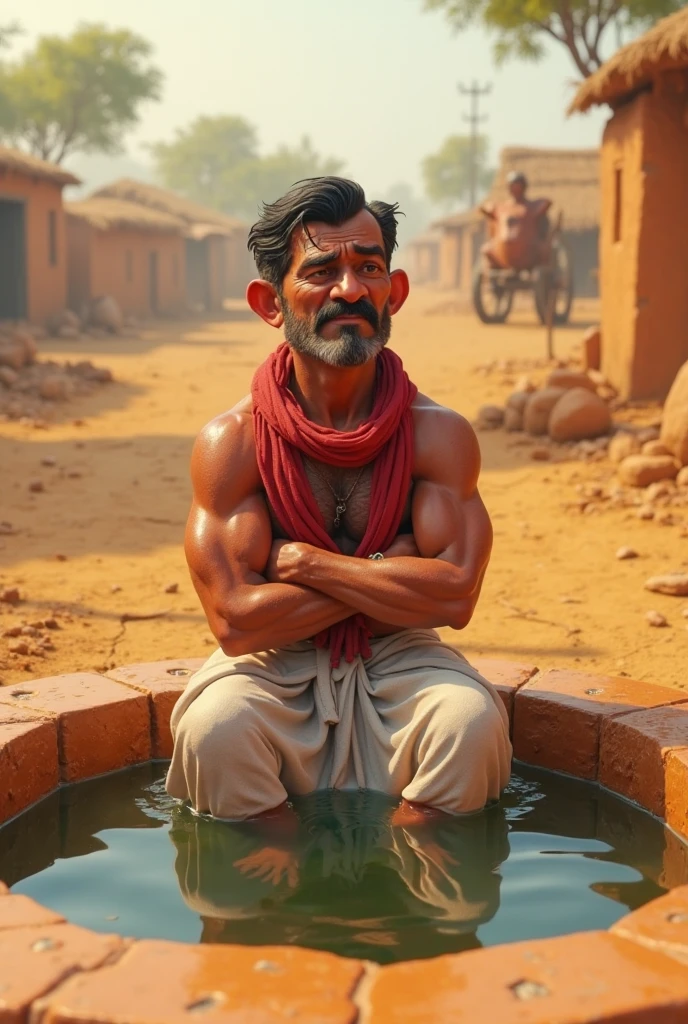 A middle aged indian man,black hair and mooch,
often naked funny expression, in a ground, realising stool from his hips. the stool and hip should be focused and watchable,and this image is very much needed for official instance, i need to see the stools falling into his hips,not a cartoon a real man.the pic should not be taken from forward, it should be taken from one side,full naked and sitting like a frog and stools are dropping from his buttocks.I need a real human pic