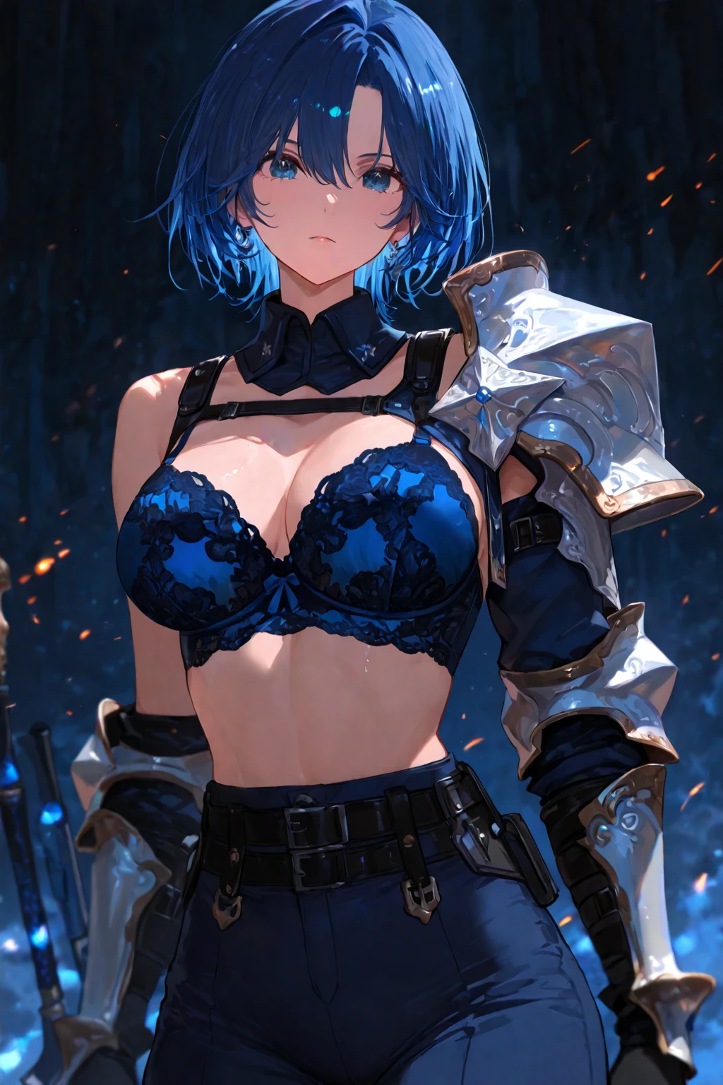 (((1 girl))), (master piece, best quality;1.3), ultra detailed, Looking at Viewer, castle, standing, smiling, Rem_ré_zero, blue hair, short hairstyle, very short and sexy bikini, hair ornament hair, cleavage, ribbon, muscular legs, muscular belly, lean defined arms, medium to large breasts, full body photo, barefoot, eye reflection, glowing eyes, anime, anime style, cinematic lighting, ray tracing, panorama, Sony FE , UHD, masterpiece, accurate, anatomically correct, super details, high quality, high resolution, HD, 16k