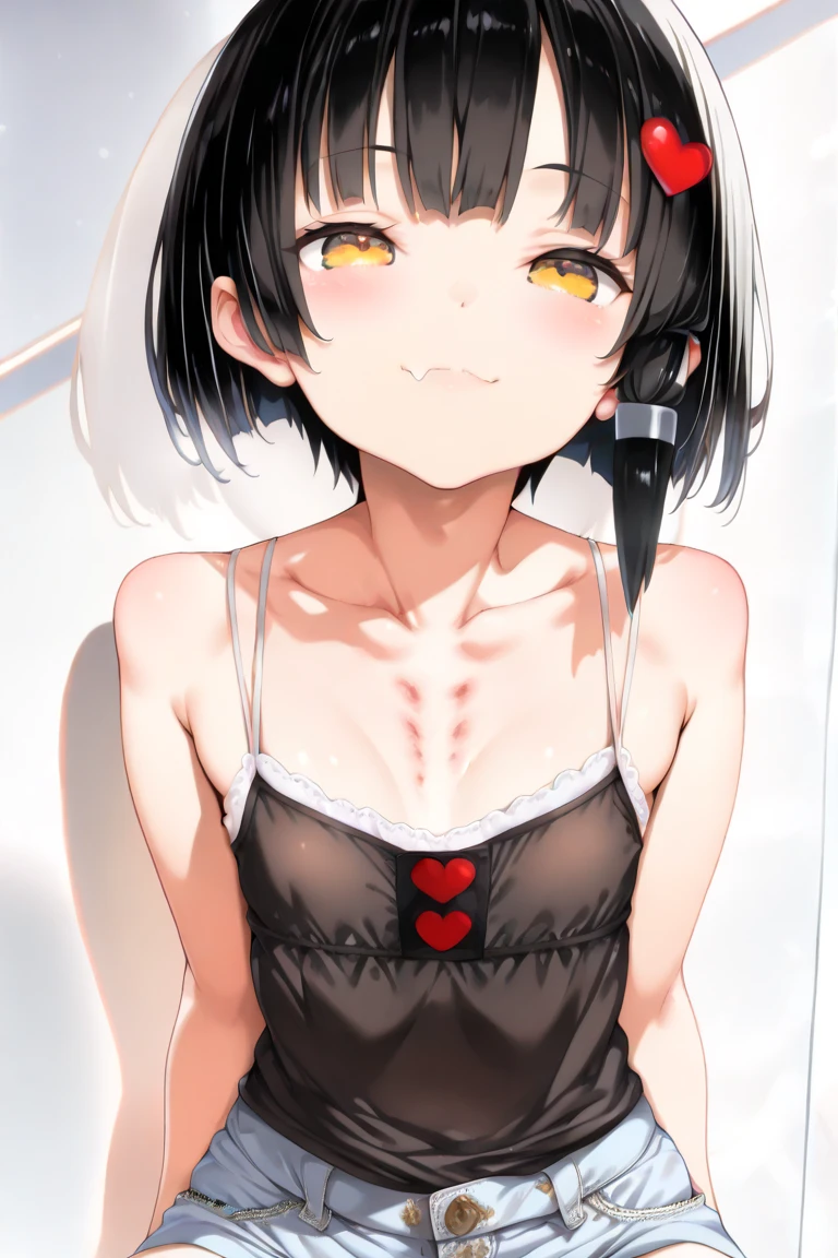 Kitasan Black,smile、looks happy、(naked:1.9),Outdoors、blue sky、(Wearing a collar:1.5)、Earrings、Earrings、bracelet,(masterpiece, Highest quality, Highest quality, Official Art, Beautiful and aesthetic:1.2),(Ultra-detailed),Open your mouth,(Steam coming out of the sides:1.5),(Cowboy Shot)、(Beautiful Face:1.4)、(Peeing:1.5)、Up from the bottom、Sweat、Facing forward,(最高のsmile:1.5)、全naked,Full nudity、navel piercing,Short Hair,((Slim figure))、(3 year old girl)、,(Small breasts:1.5)、shaved pussy,(nsfw:1.5),、(Hands on hips)、Highest quality、Very detailed、Animal ears