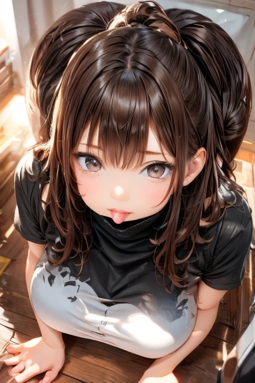 NSFW、Highest quality、(One girl),Big Breasts、(Road bike)、((Masturbating with penis:1.2))、Eyes Wide Open、Sticking out tongue、Tears splash、Beautiful Eyes、Beautiful Face、Delicate eyes、Tight and thin cycling wear、((Sweatで透けたサイクルウェア))、Sweat、Morning urban valley、street tree、Futanari、A small erect penis is attached between the legs, pointing upwards、(Penis ejaculation:1.2)、(A lot of sperm flies towards me)