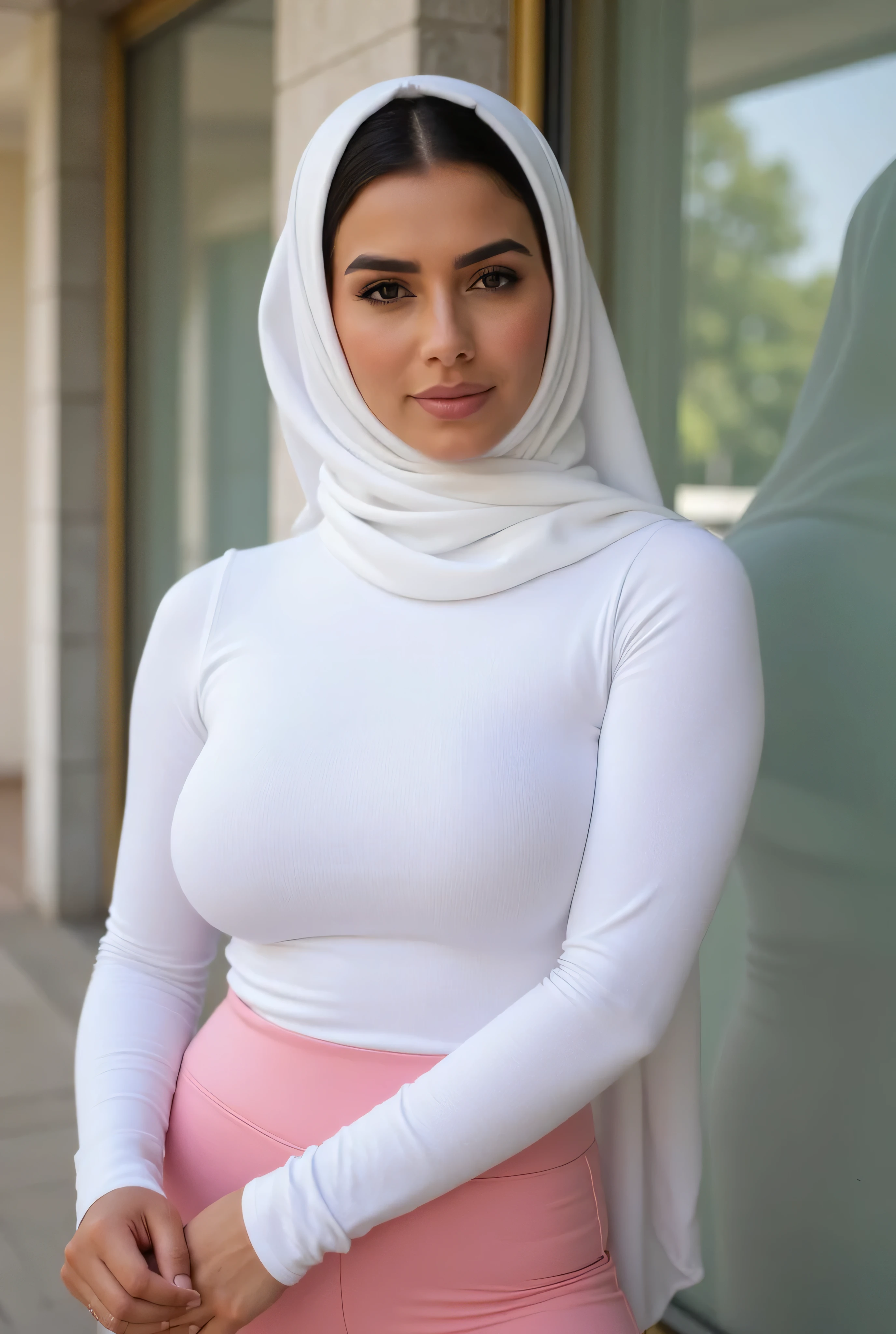 Open Mouth , SAGGY GIGANTIC BREASTS (HIJAB) (Aunt Kalsom Malaysia Milf) is 79 years old, fat, naked and running in the forest (Tongue)
