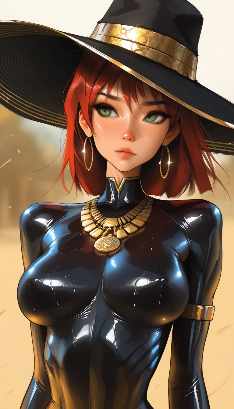 gwen tennyson,tracer,ochako uraraka, rebecca chambers,dragon's crown, atelier ryza,1girl,close up,mecha pilot,halloween forest,gold and orange plugsuit,hair pin,pirate corset,silver long sleeve lycra top,steel leggings,short hair,cute makeup, green eyes,red and gold hair,shy smile, freckles,redhead,beautiful girl,large breasts,ultra detailed,realistic,fantasy art,bodycon dress,steel armor,halloween pumpkin,moonlight,witch cloak,neck and head jewelry,witch hat,witch staff,