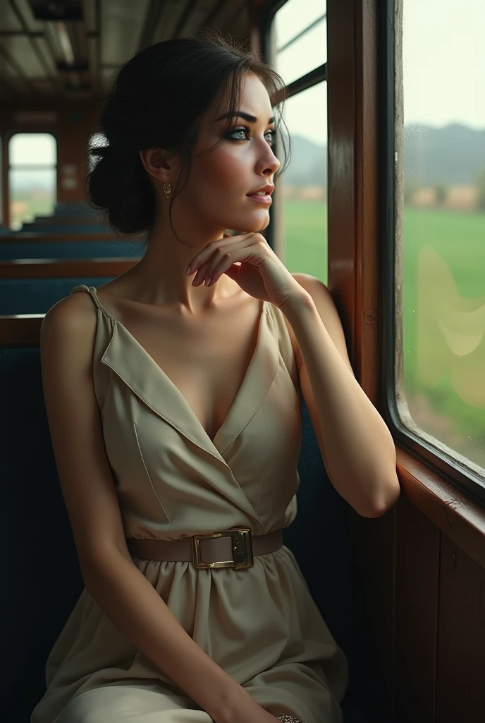 beautiful woman,long legs,stylish outfit,confident posture,glamorous makeup,subway train,morning rush hour,crowded platform,brightly lit station,modern architecture,reflective surfaces,metallic accents,polished floors,contemporary design,high ceilings,modern art installations,streaming natural light,soft ambient music,elegant atmosphere,lovely floral scent,serene and peaceful environment,calming colors and tones,luxurious feel,lively conversations,people-watching,expressive eyes,perfectly arched eyebrows,rosy cheeks,full and glossy lips,bouncy curls,captivating smile,attracting glances,grace and poise,intelligent and poised demeanor,(best quality,4k,8k,highres,masterpiece:1.2),ultra-detailed,(realistic,photorealistic,photo-realistic:1.37),fashion photography,urban chic,modern vibes,effortless style,classy and sophisticated,subtle yet confident,color-harmonized palette,dreamy lighting,soft shadows,subtle highlights.