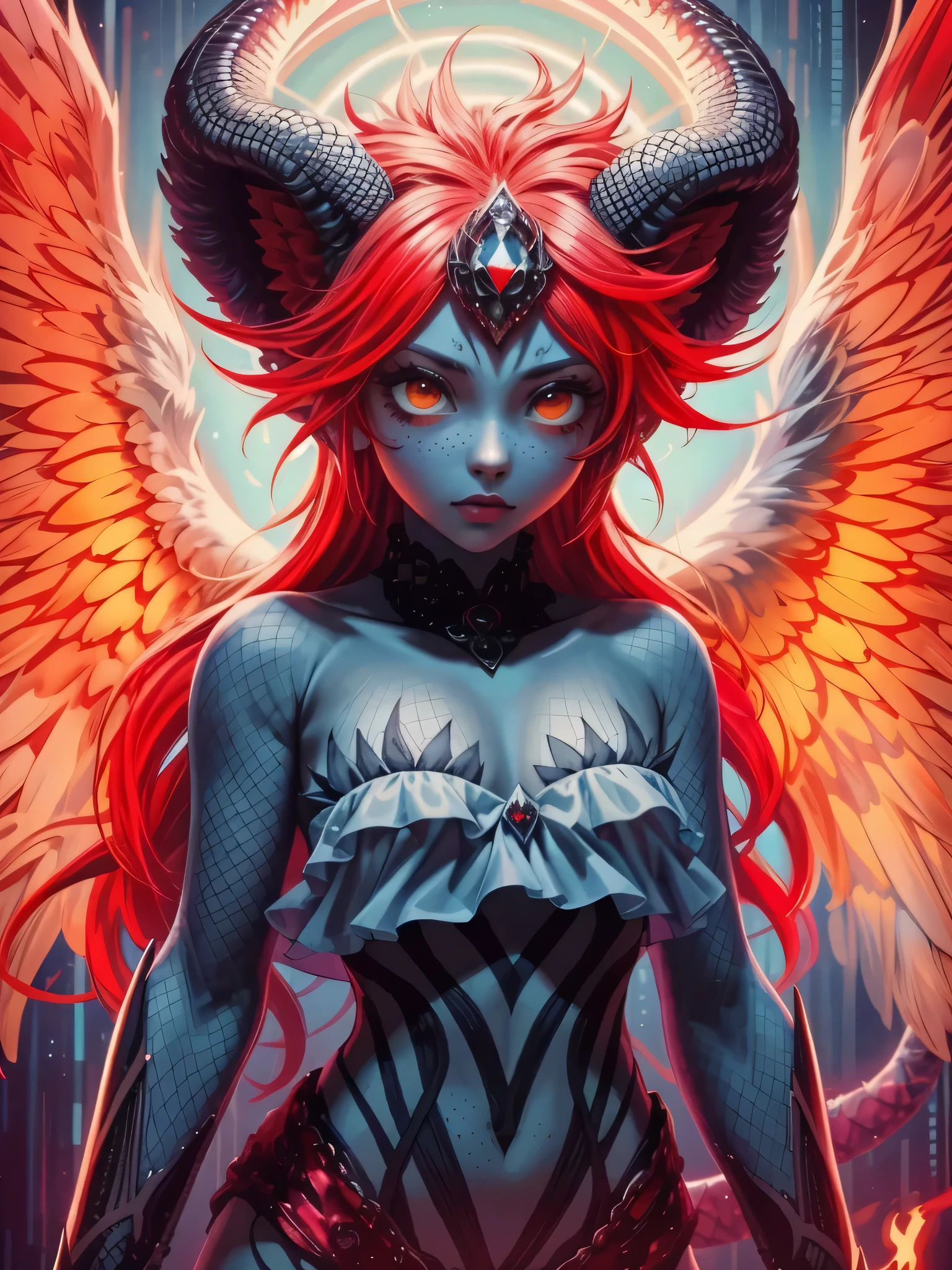 magical Red glowing eyes