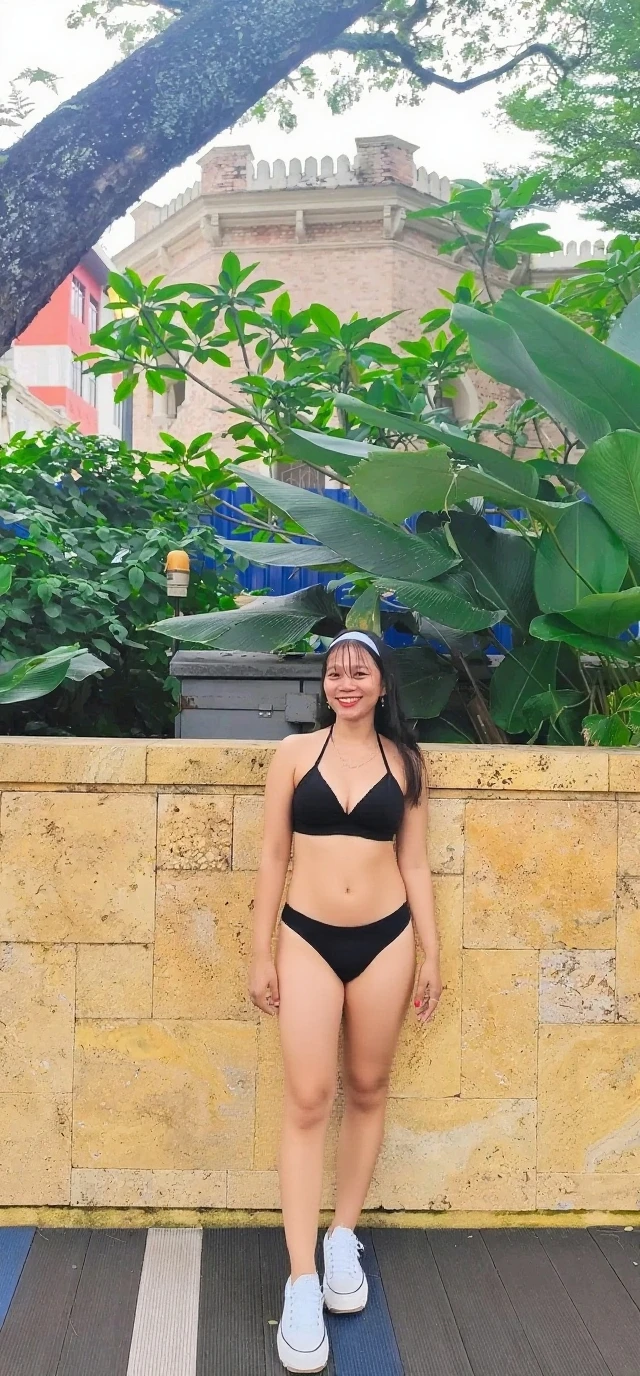 Portrait of 2persons: a femboy together with lecherous oldman:1.2, I'm a very beautiful boy with female's body, curves, and features, Thai femboy, 16 years old,slightly darkened skin,Short hair with bangs),Wearing clear round glasses,Wear a tight micro-kini venuskini only covering nipples area flat-chested breasts:1.45,belly button(Highly detailed face,hair follicles) ,..,(smile,plump red lips) sharp eyes,(, Good-natured), undersized tiny micro string-thong, bulge, clearly there is a penis hidden inside the thong,too realistic ,realistic textures, ,Half-body picture,Thai forest background,Thai countryside,Realistic Sunlight,Random display, Random angle view, Random sitting legs-apart pose, showing my bulge clearly:1.2, basically femboy is a male with female's face, the body is definitely a male but the curves and all that nice are those of female,