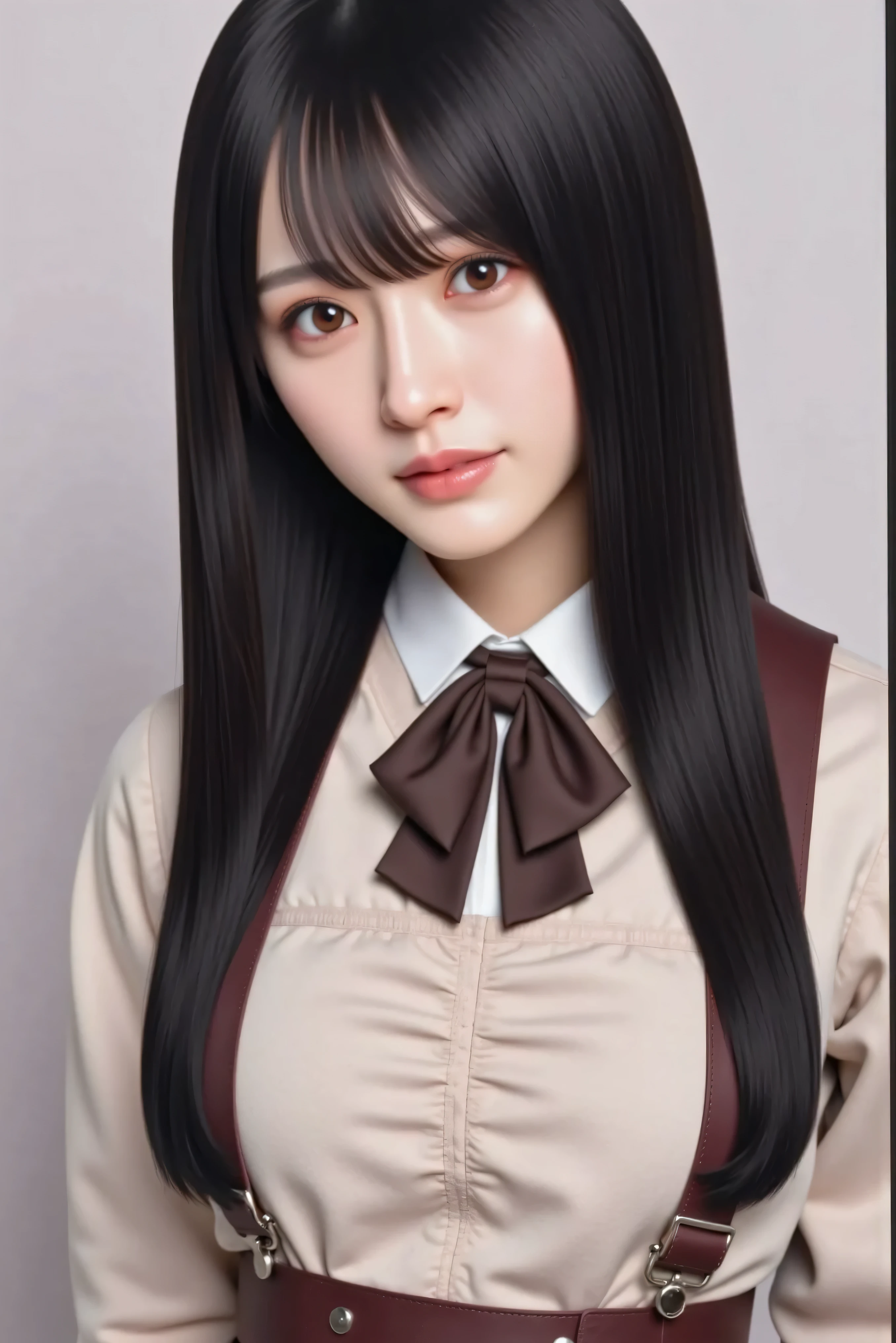 (photorealistic: 1.4), top quality, very delicate and beautiful, high res, 1girl, Tifa_lockhart, smile, cowboy shot with a close cute face, suspenders, low rise, miniskirt by kouenn, tank top, nervous shirt, black hair, long hair, Elbow pads, Beautiful and exquisite red eyes, Face light, Movie Lighting, belly button, High exposure, Exposed belly, ribs, Abs, ( : 1.2), Dynamic Poses, dynamic angle,naked nude