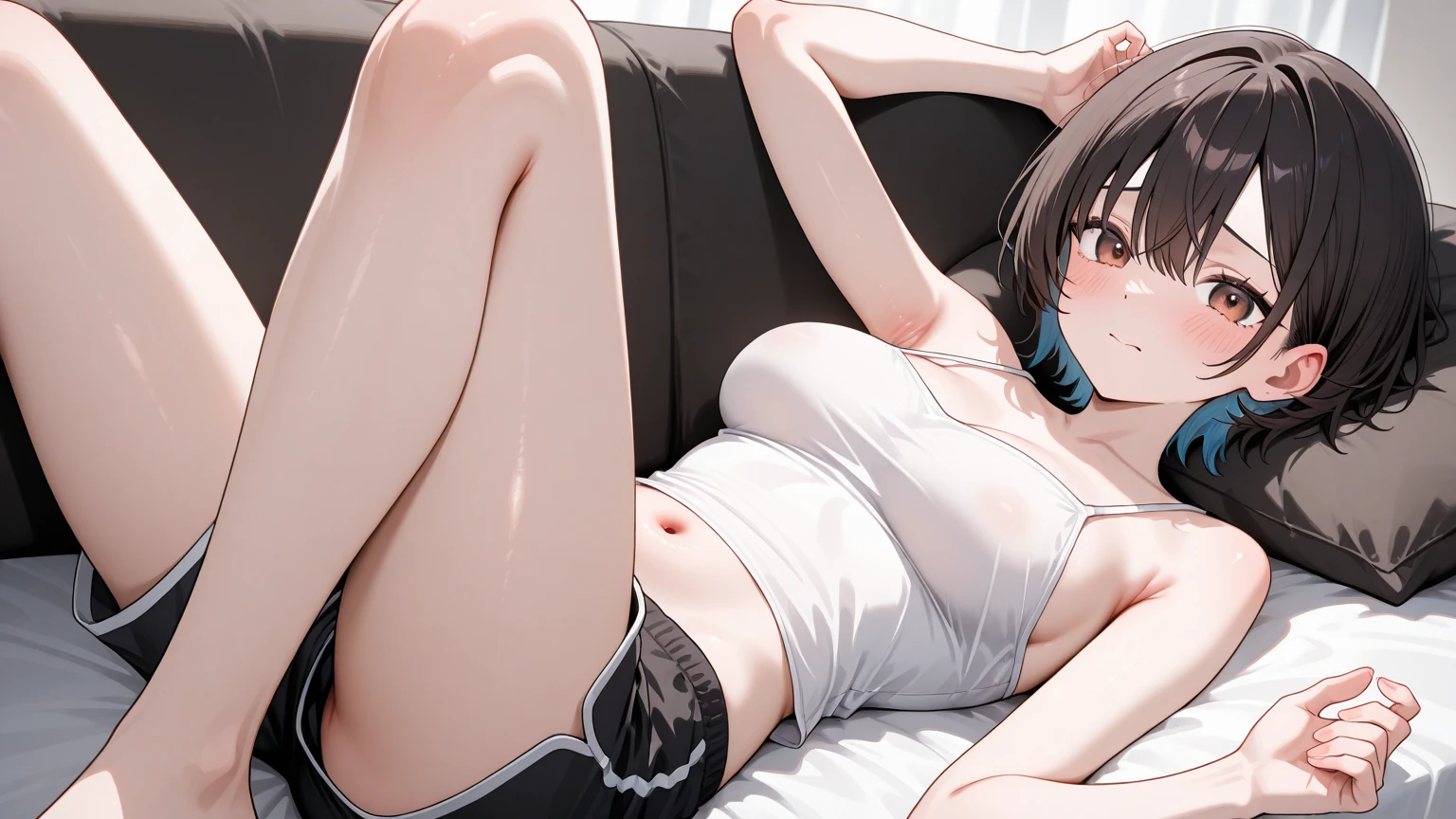 最high quality, High resolution, 〚(Anime screenshots), Anime Color, 2D,  masterpiece, 最high quality,  最high quality, Absurd, 最high quality, Very detailed, High resolution,One woman is 46 years old.., Mature Woman, Mature Woman,sl1ngsh07, Big eyes, Red Nose, 最high quality, Very detailed, High Definition, 8K wallpapers incorporating high-definition CG, Perfect ???????, Fine hand, ((High Angle))), (((pubic hair))((Full nudity))), (Dynamic configuration), High quality facial beauty, (Eye on the details: 1.4), (Open your mouth), (Wet body)), Glowing Skin, Fine skin, Thin Hair, Sparkling、Adult female、Very delicate and beautiful、wonderful、finely、masterpiece、Very detailedな、high quality、masterpiece、最high quality、barefoot、Full nudity、No clothes、Raise your arms、Spread your legs、Adult female、barefoot、No clothes、Full nudity、Excellent ???????、Sexual action、masterpiece、Sex、Spread your Legastar pieces、There is a man、men and women、Mating、Woman riding man、On the bed、put in、Naked Man、Ｈscene、、Mating、40 years old、Open your mouth wide、Anime Cel Style、body is bound with chains、Surrounded by men、Mature Woman、Being raped by a man