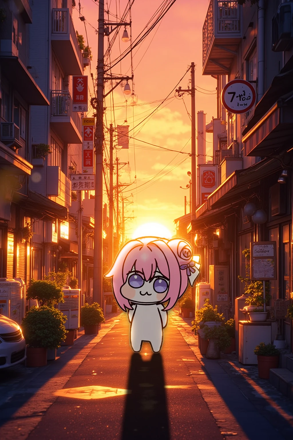 Smooth anime CG art、Focus Only、1 girl、Front view、(((All naked)))、((Full nudity))、naked、(((The shape of the genitals is clearly visible)))、(((Small breasts)))、(((sweat)))、Semi-short hair、(((Sweaty)))、Watery eye、blush、(((Embarrassed look)))、((Open your mouth))、(((Are standing)))、(((Spread your legs)))、((city))、(Buildings)、((Night Sky))、Midnight、(((lane)))、(((Middle of the road)))、Outdoor、(((peeing self)))、(((have to pee)))、((arms behind back))、(((closed eyes)))、(((pubic hair)))