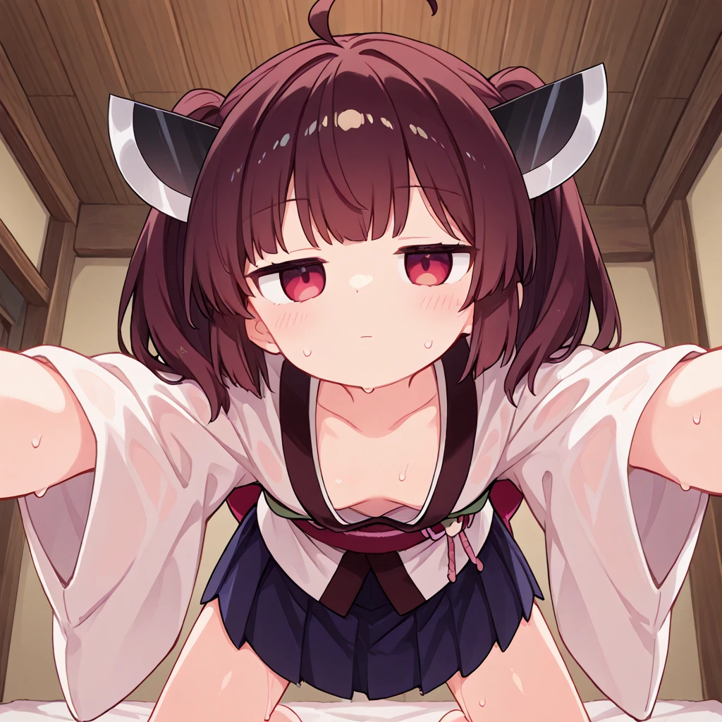 (((1girl))),(((penis))),(((in school gym storeroom)),(((white mattress))),(((blush))),(((perfect anatomy))),t_kiritan,brown short hair,japanese clothes,pleated skirt,(((black knee socks))),(masterpiece:1.0),(Highest_quality:1.0),detailed,highly detailed,ultra detailed,extremely detailed CG,super high resolution,4k,super detailed, photograph,high resolution,8K,HDR,Highly detailed CG Unity 8k wallpaper,super detailed skin,detailed beautiful eyes,detailed hands,detailed beautiful face,detailed beautiful face and eyes,very detailed background,perfect,lighting,colorful, bright_front_face_lighting,shiny skin,(highly detailed background),looking at the viewer,(Focus on her face),solo, upper body, looking at viewer, upper angle,perfect quality, good quality, masterpiece, HDR, UHD missionary position,masterpiece,best quality,detailed,highly detailed,ultra detailed,extremely detailed CG,high resolution,8K,super detailed skin,detailed beautiful eyes,detailed beautiful face,detailed beautiful face and eyes,very detailed background,highly detailed background,(((front view)))),((super big breasts)),looking at viewer, You can clearly see that she has very large breasts.,((kawaii)),