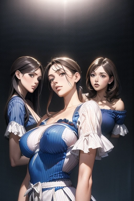(2 young girls:1.3), Super beautiful detailed face, Staring at me, Open mouth slightly, shyly smile, Multiple girls, Raw photo, (Best Quality:1.2), masutepiece, 8K, high details, hight resolution, With the highest quality, High-definition raw color photos, professional photograpy, Cinematic Light, (Fine face:1.2), (Beautiful breasts:1.2), (Summer high school uniform with wide open chest:1.3), Beautiful breasts, girl portrait, outside of house, (Cinderella's Castle:1.5), (View from below:1.2),
