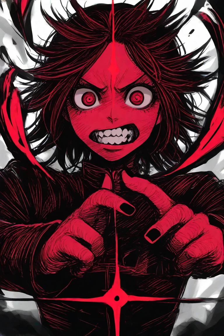 Akira Fudo, Devilman Crybaby, Male, with black clothes
