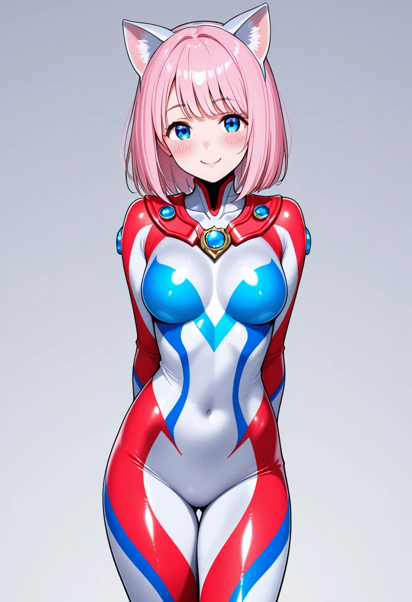 One girl in a latex anime posing for a photo, PastelColors, cutesexyrobutts, Beautiful anime girl, Ecchi anime style,