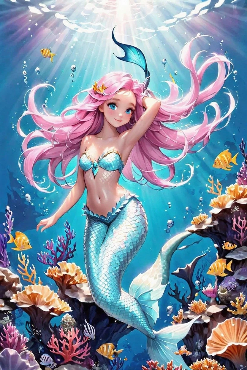 Realistic painting ((full body)) ((very charming)) portrait of a woman at the festival, ((perfectly feminine face)), (+long colorful wavy hair), (+glitter freckles), sparkling, wearing a dress, complex, 8k, very detailed, volumetric lighting, digital painting, intense, sharp focus, artgerm and rutkowski and the art of alphonse mucha, cgsociety