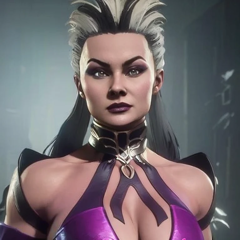 a beautiful detailed (((Sindel Mortal Kombat warrior))) here seductively showing her big perfect cleavage, the camera hyper realistic, (((Huge DD PERKY tits))) extremely detailed, extremely detailed face and eyes, detailed skin texture, (best quality,4k,8k,highres,masterpiece:1.2),ultra-detailed,(realistic,photorealistic,photo-realistic:1.37),HDR,UHD,studio lighting,ultra-fine painting,sharp focus,physically-based rendering,extreme detail description,professional,vivid colors,bokeh,fantasy,concept art,dynamic pose,muscular arms,strong legs,perfect shapely ass,high fantasy armor,large breasts,slender curvy body,thin waist,extremely detailed facial features,piercing eyes,lustrous skin
