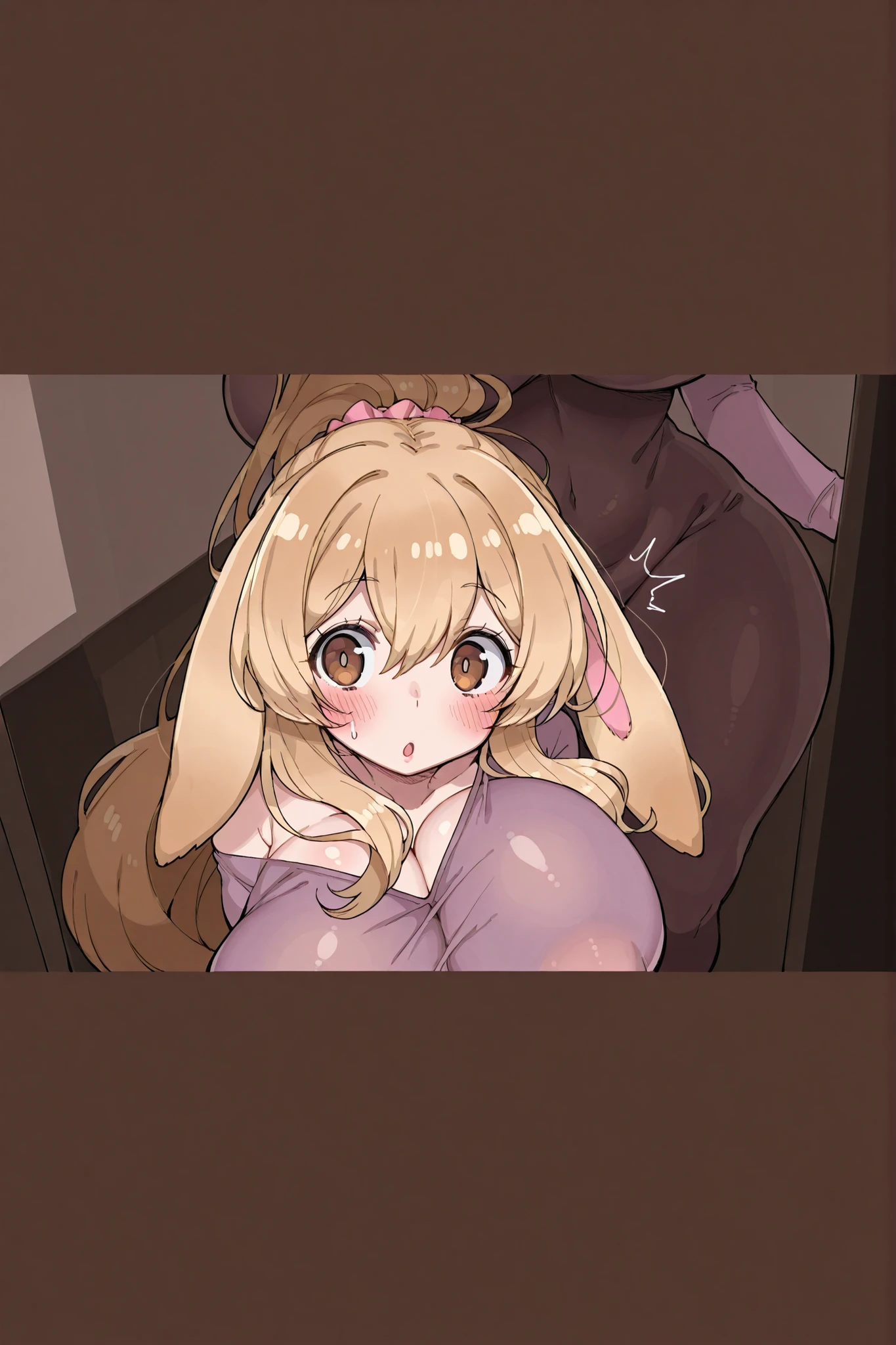 ((masterpiece, best quality)), high resolution,ultra detailed,8k,16k,detailed background, perfect lighting,detailed beautiful eyes, 1girl,nsfw,embarrassed,blush,show off breast,look at viewer,(pov:1.4),1boy,1penis,(deep fellatio,hetero:1.4),:>=,(penis in mouth,oral sex),face focus,portrait,(steam,sweat,from above,from front,cum in mouth:1.2),provocative eyes,fisheye lens,happy,
,(short_stature,kawaii,flat chest),kokonoe rin,long twintails,very long hair,blond hair,black eyes,very little  body,,gym wear,red randoseru