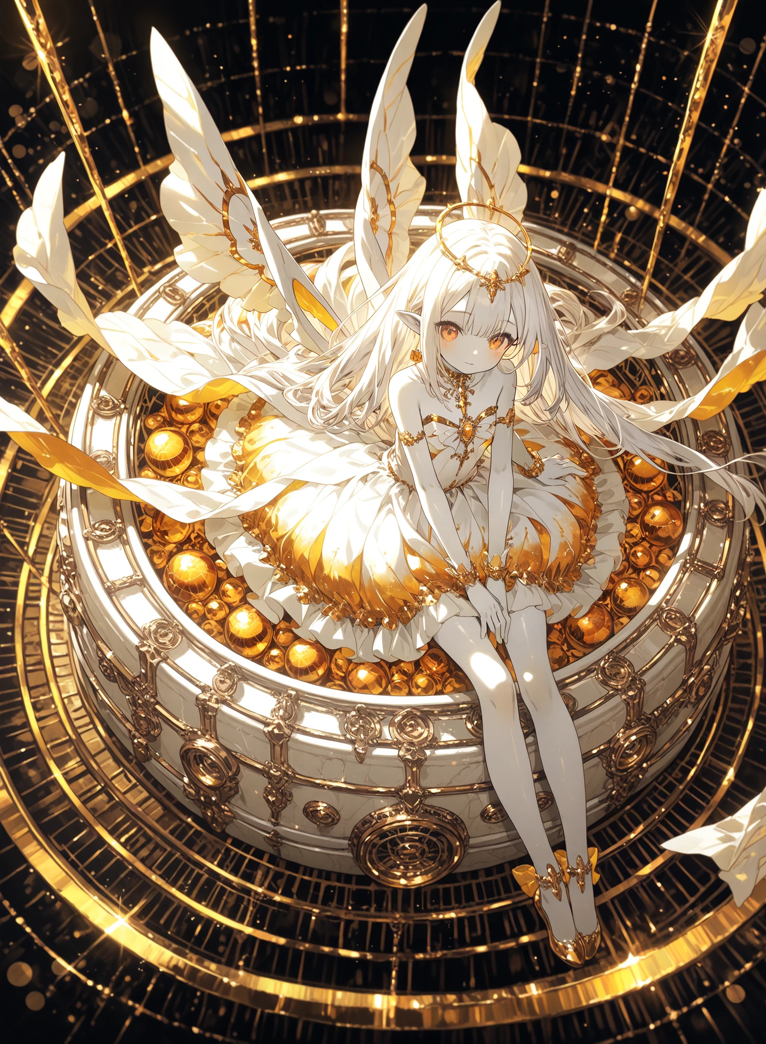 high detail RAW color art, animation, Car Marble Skin, high angle, Marble statue , ((( Extremely Detailed Elegant))), white skin, Magical Atmosphere, (focus on your face), (DETAILED SKIN, Textures (Intricately detailed, Fine Details, very detailed), Raytracing, Subsurface Scattering, Soft diffuse lighting, Shallow depth of field、sharp focus、Bokeh