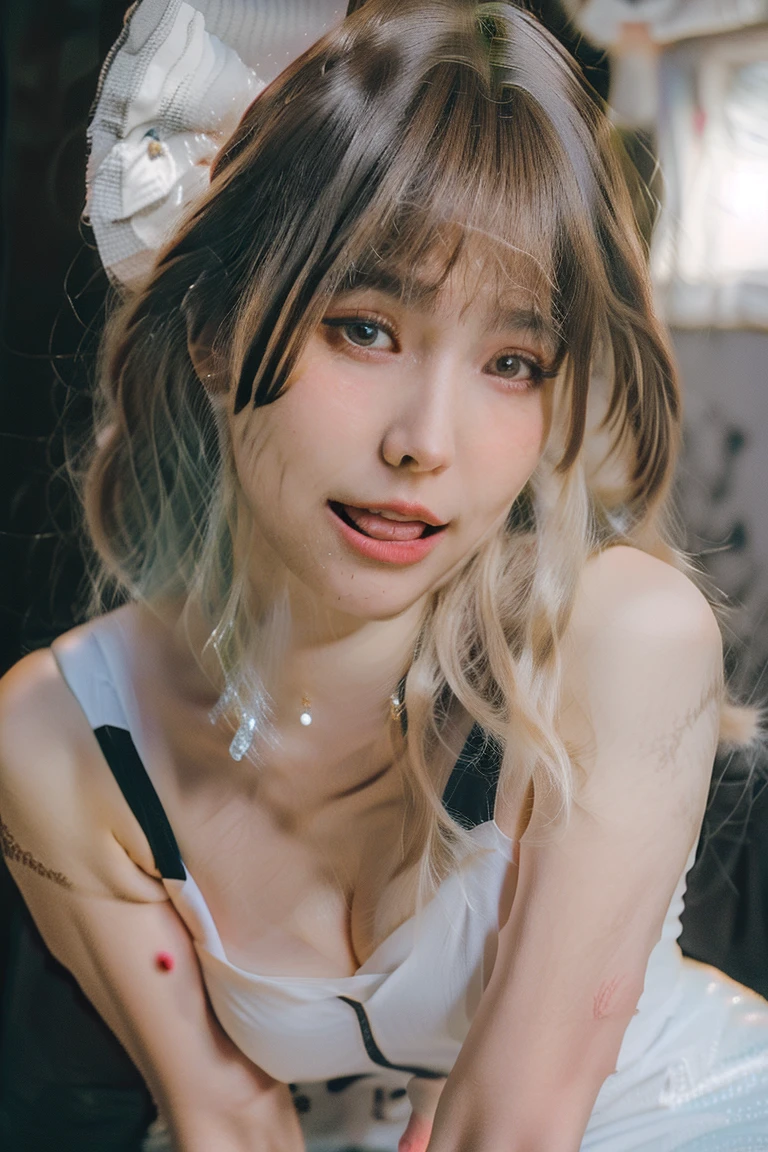 mulher araffe com cabelos longos e uma bolsa branca posando para uma foto, Cl, Xision Wu, Asian girl, menina coreana, Deusa japonesa, linda Delphine, Shikami, Mulher sul-coreana bonita, linda mulher coreana jovem, Beautiful Asian girl, trending at cgstation