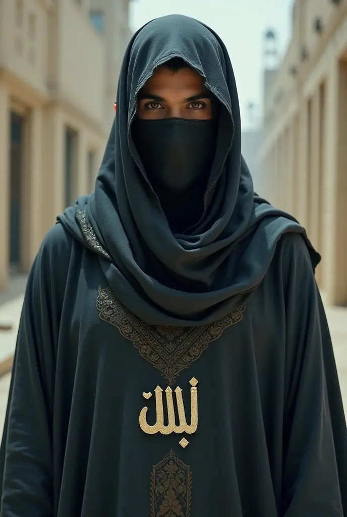 Am muslim man and not see his face